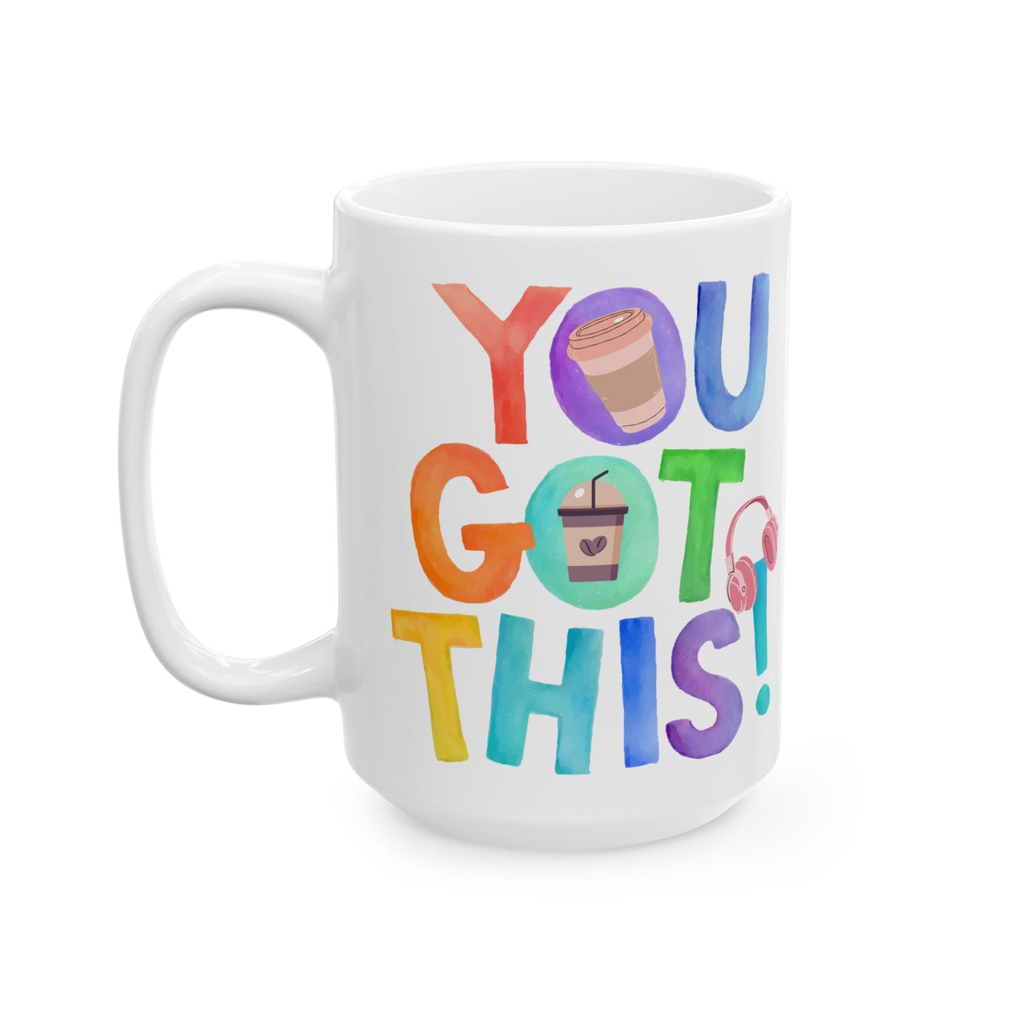 Best White 'You GoT This' Coffee Mug with Hidden Coffee Charm