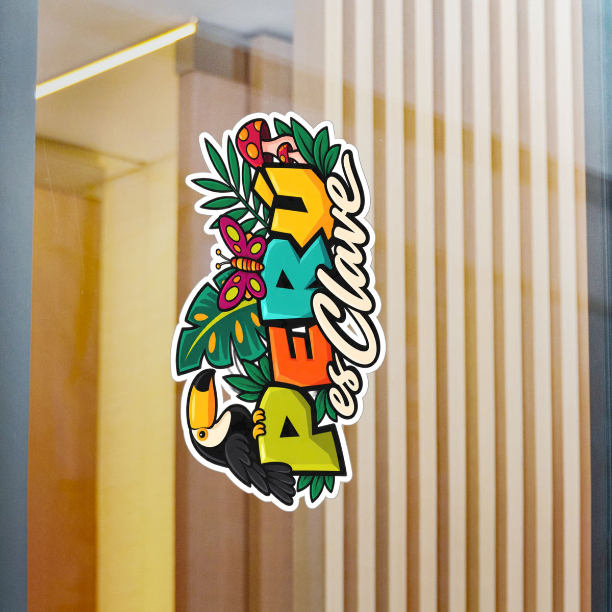 Best Perú es Clave Sticker - Amazon Toucan Jungle Decal