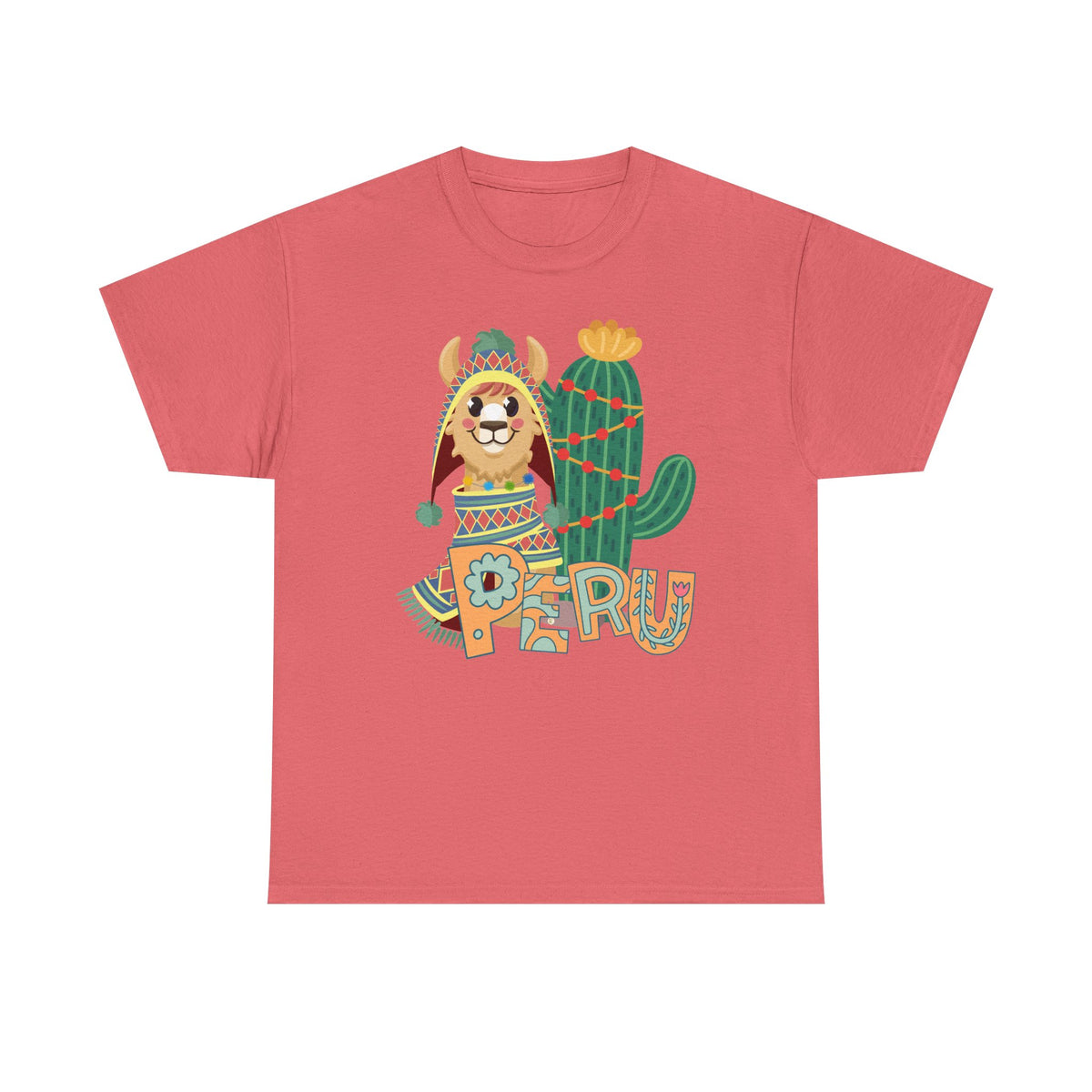 Best Peru Chullo Llama T-Shirt USA — Peruvian Pride Tee