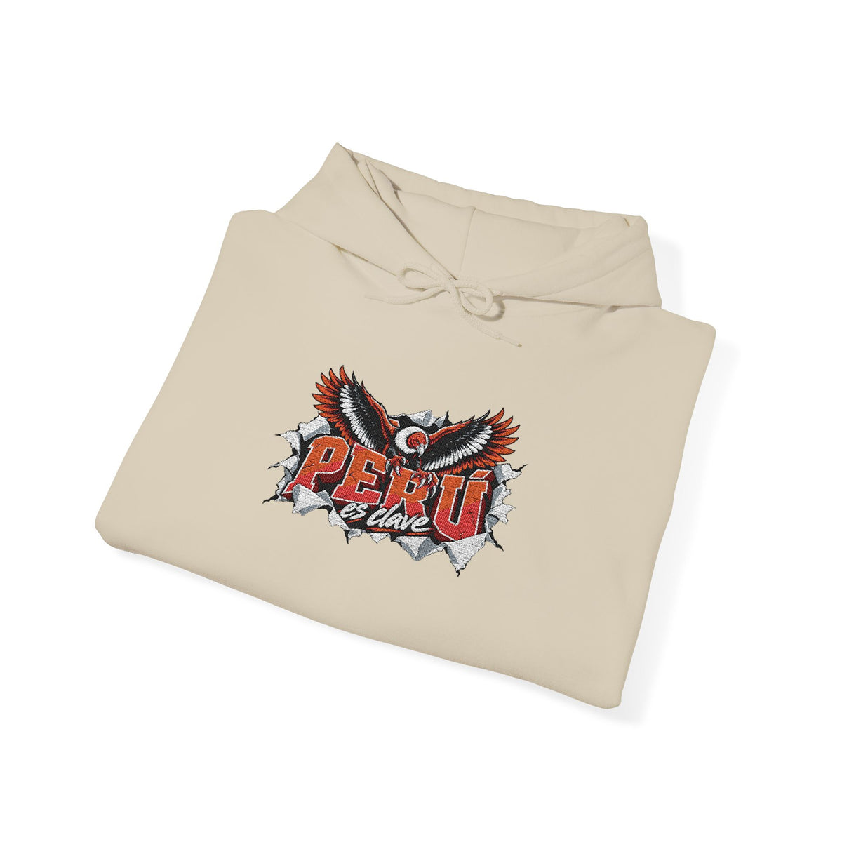 Best Perú es Clave Condor Hoodie - Embroidered Andean Gift