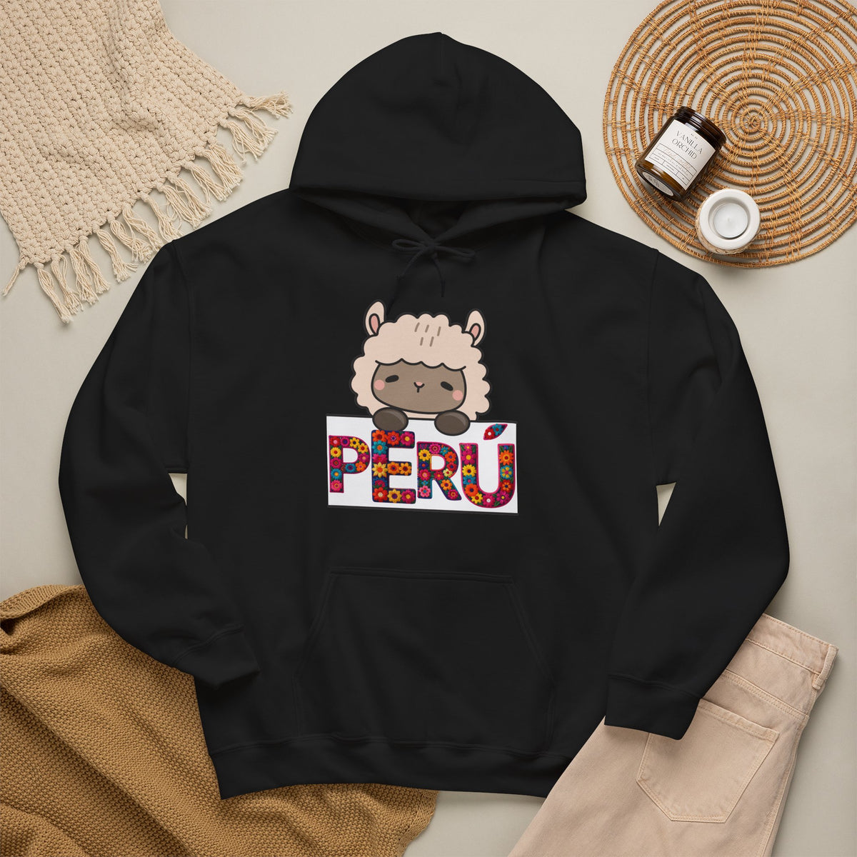 Best Peru Cute Llama Hoodie - Peruvian Pullover