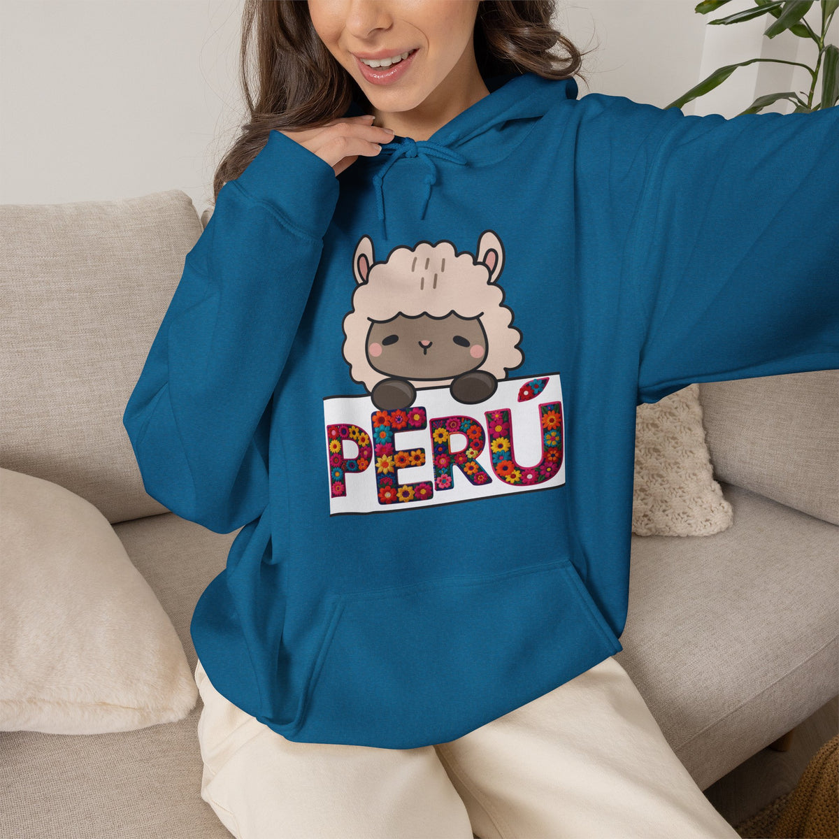 Best Peru Cute Llama Hoodie - Peruvian Pullover