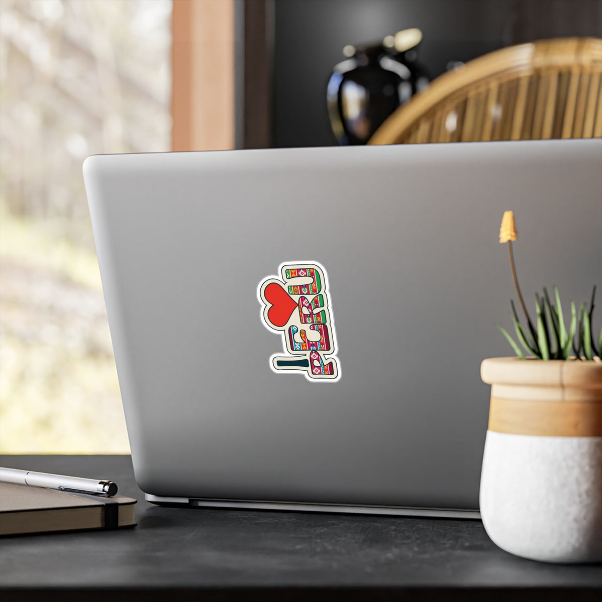 Best I Love Peru Sticker - Textile Design