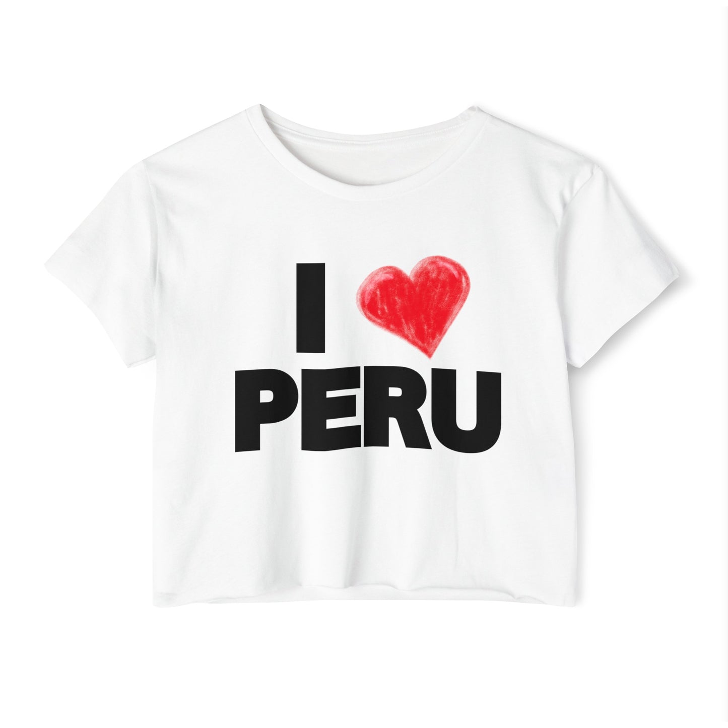 Peruvian Crop Top "Love Peru"