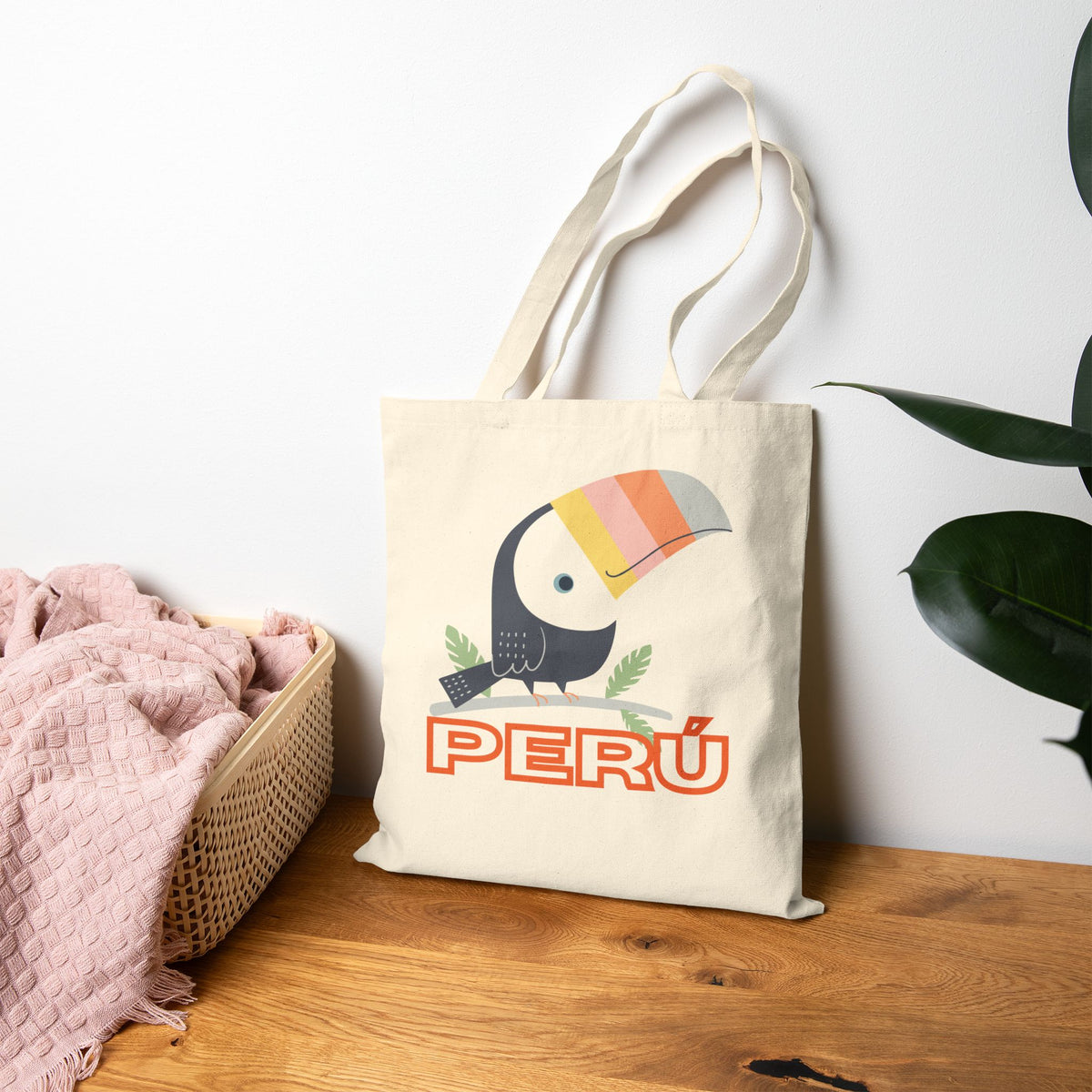 Best Peruvian Canvas Tote Bag "Peru Selva"