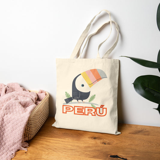 Best Peruvian Canvas Tote Bag "Peru Selva"