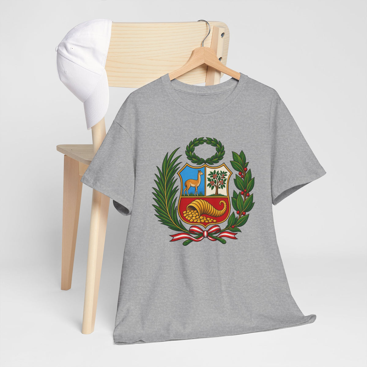 Best Peru Coat of Arms T-Shirt - Escudo Nacional Tee Gift