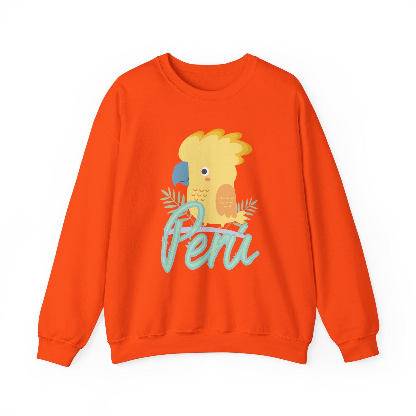 Best Unisex Sweatshirt Peruvian Inspired "Gallito de la Rocas"