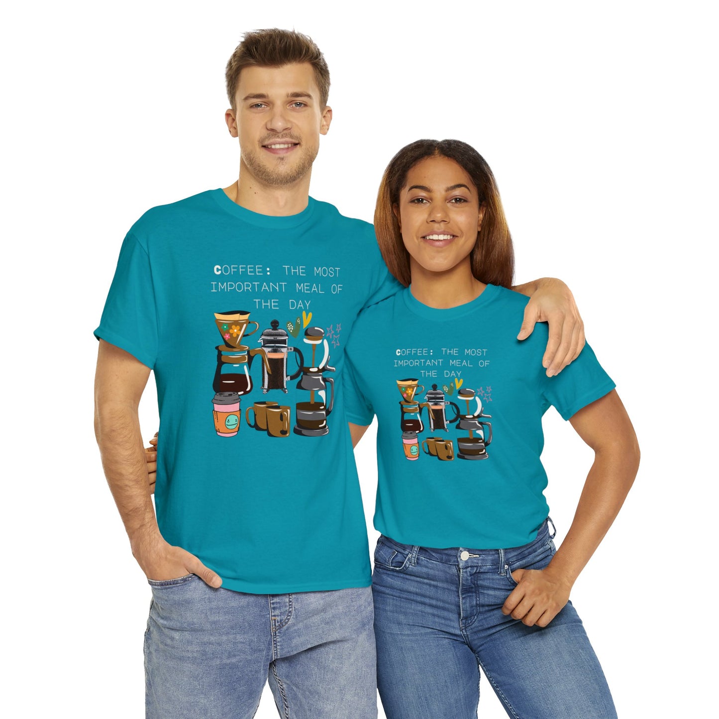 Best Unisex Coffee T-Shirt "Coffee: the most important meal of the day"