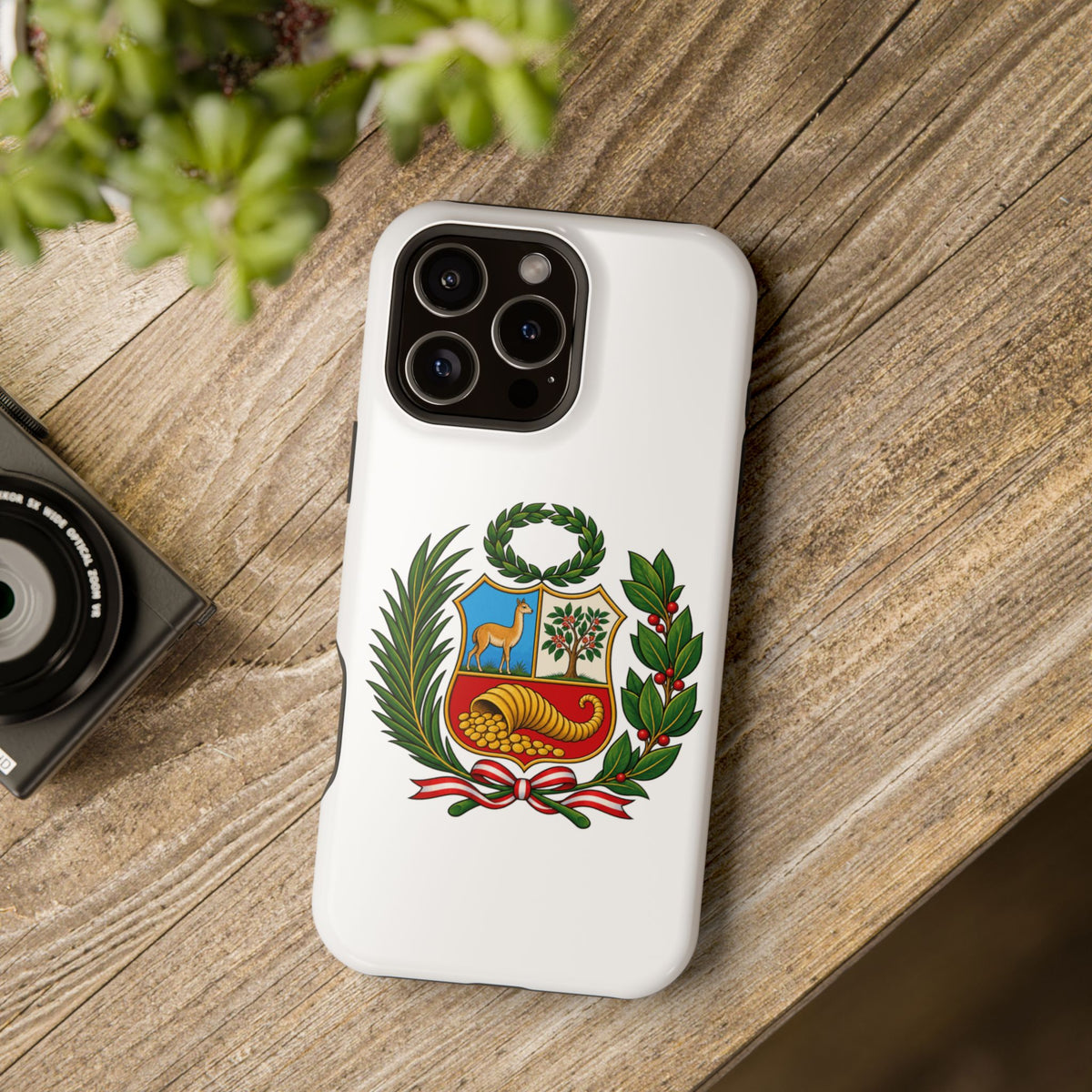 Best Peru Coat of Arms Phone Case - Escudo Nacional Gift