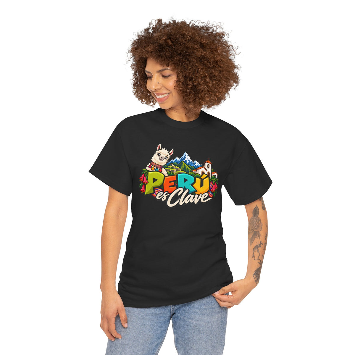 Best Perú es Clave T-Shirt - Alpaca & Machu Picchu Tee Gift