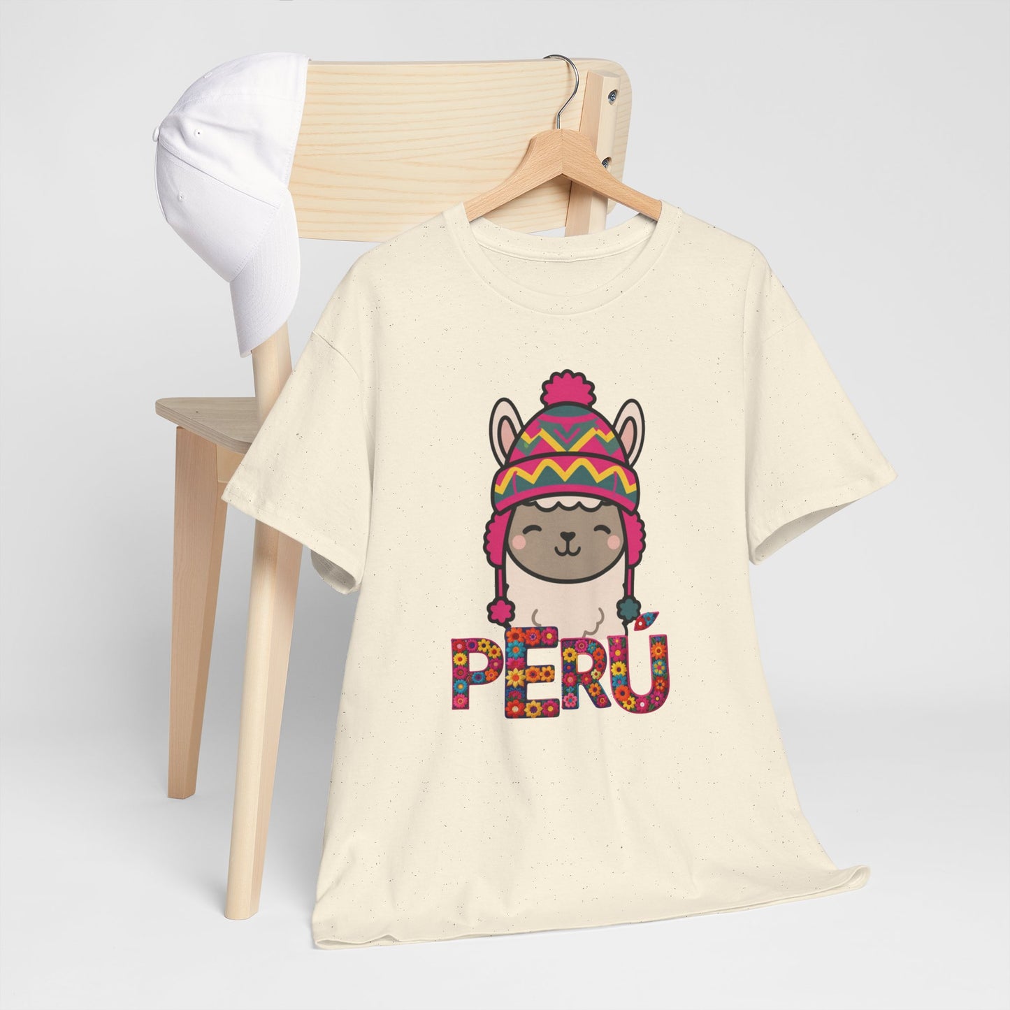 Best Peru Chullo Llama T-Shirt USA Unisex Andean Pride Tee