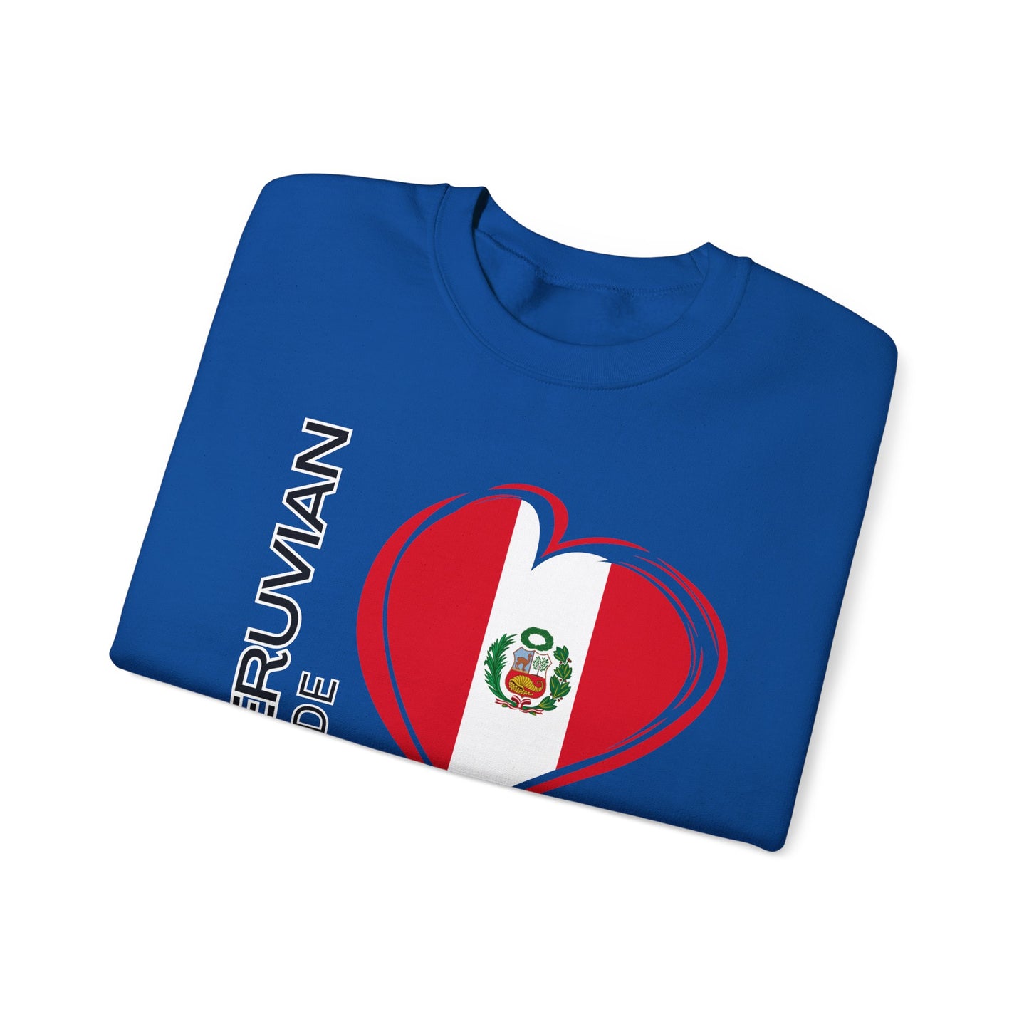 Best Peruvian Unisex Sweatshirt "Peruvian Pride Heart"