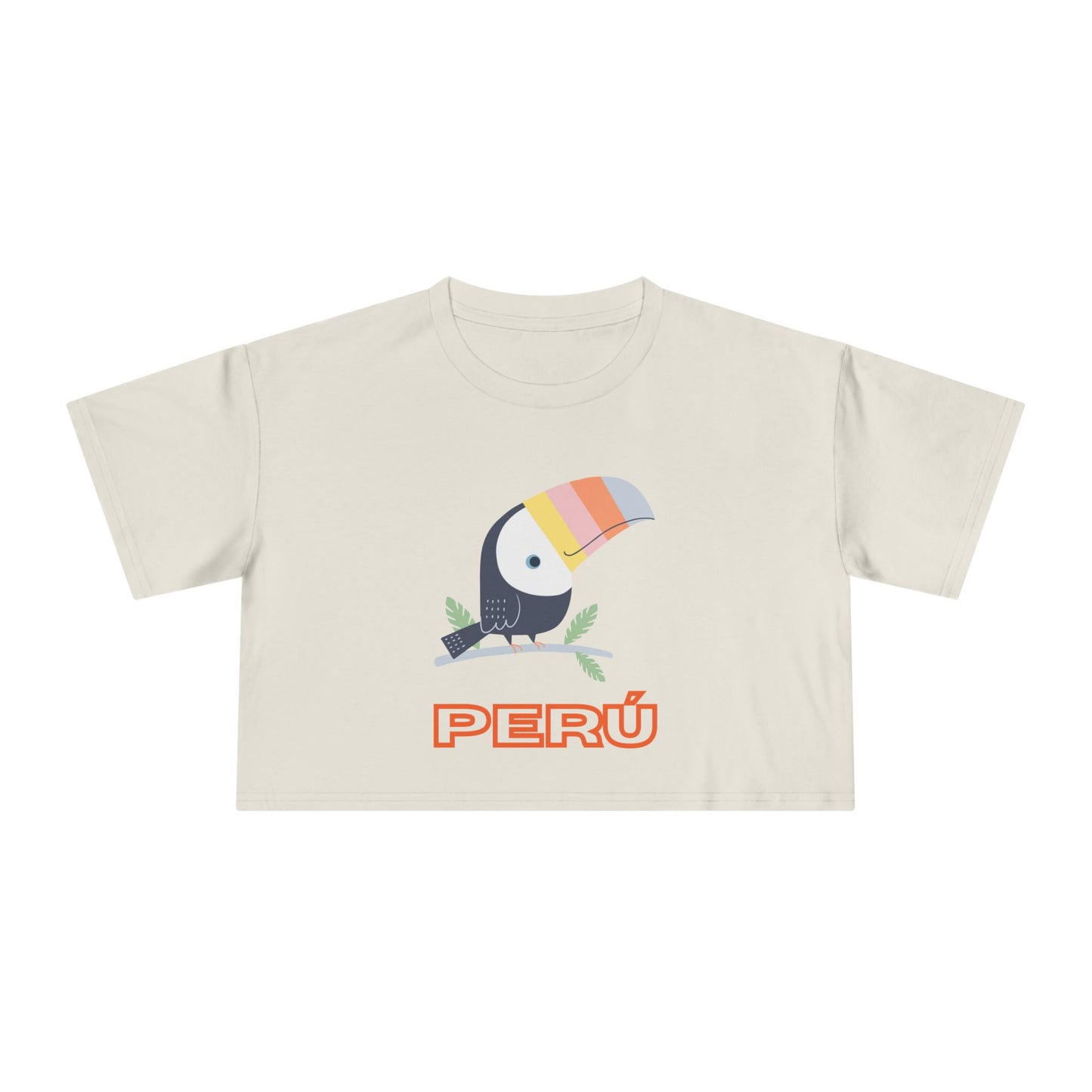Best Peru Toucan Crop Top Bold Design | Peruvian Gift USA