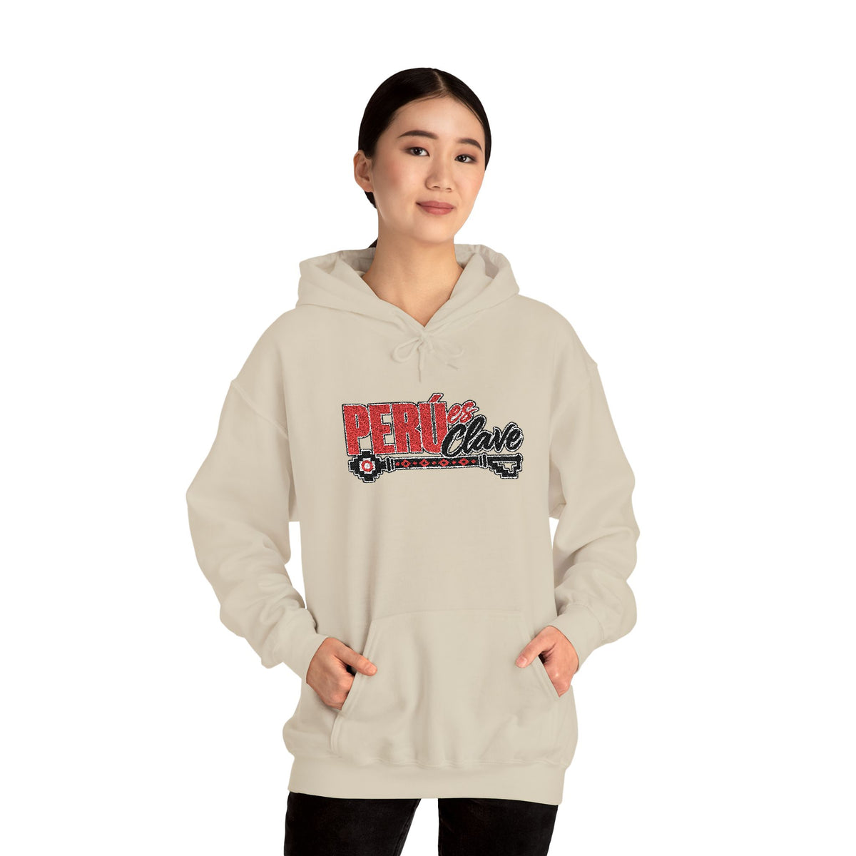 Best Peru Es Clave Embroidered Hoodie USA