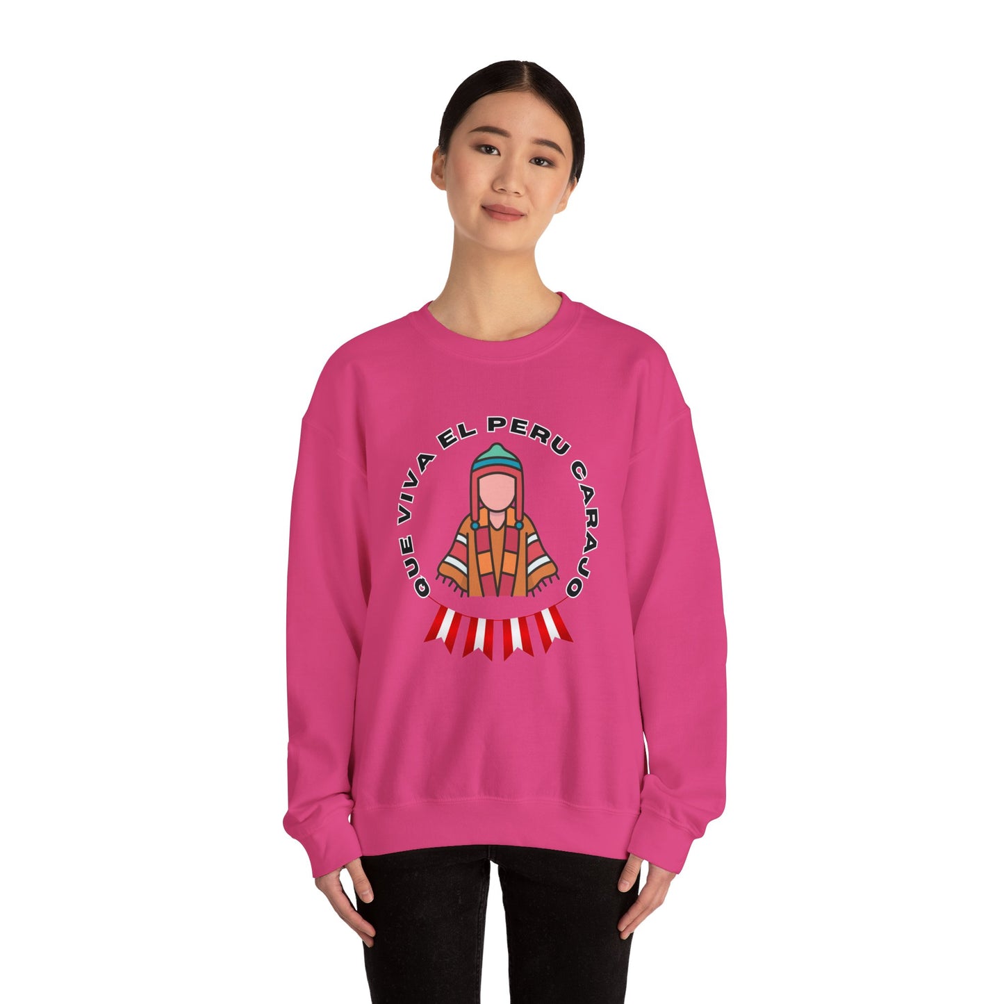 Best Peruvian Unisex Sweatshirt "Que Viva El PERU Carajo"