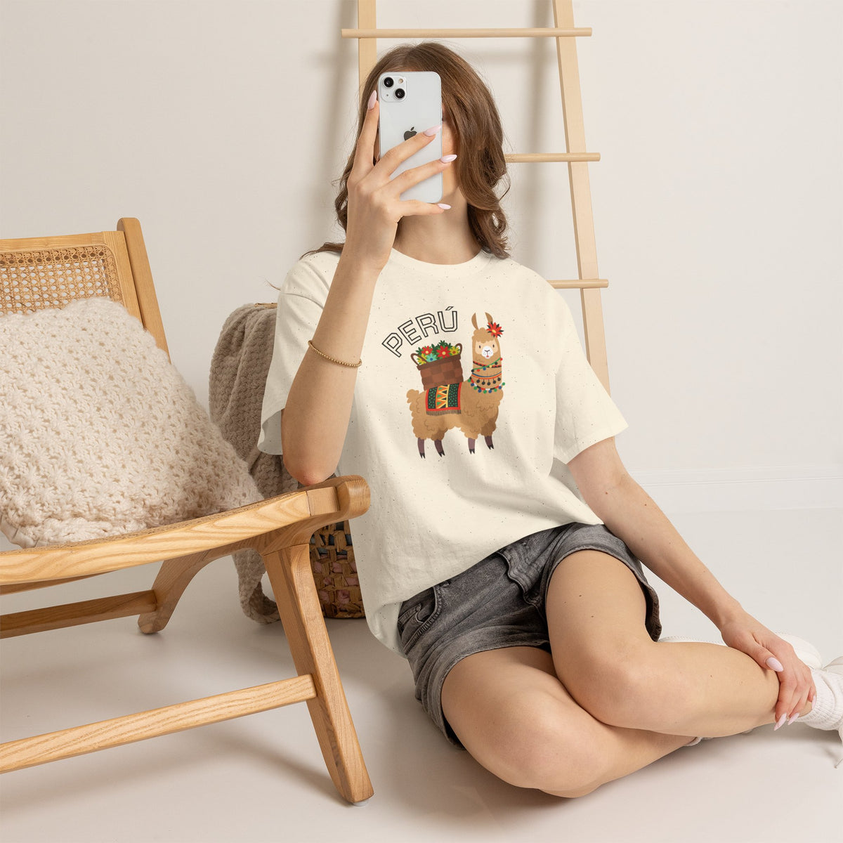 Best Peru Llama T-Shirt USA Unisex Andean Llama Pride Tee