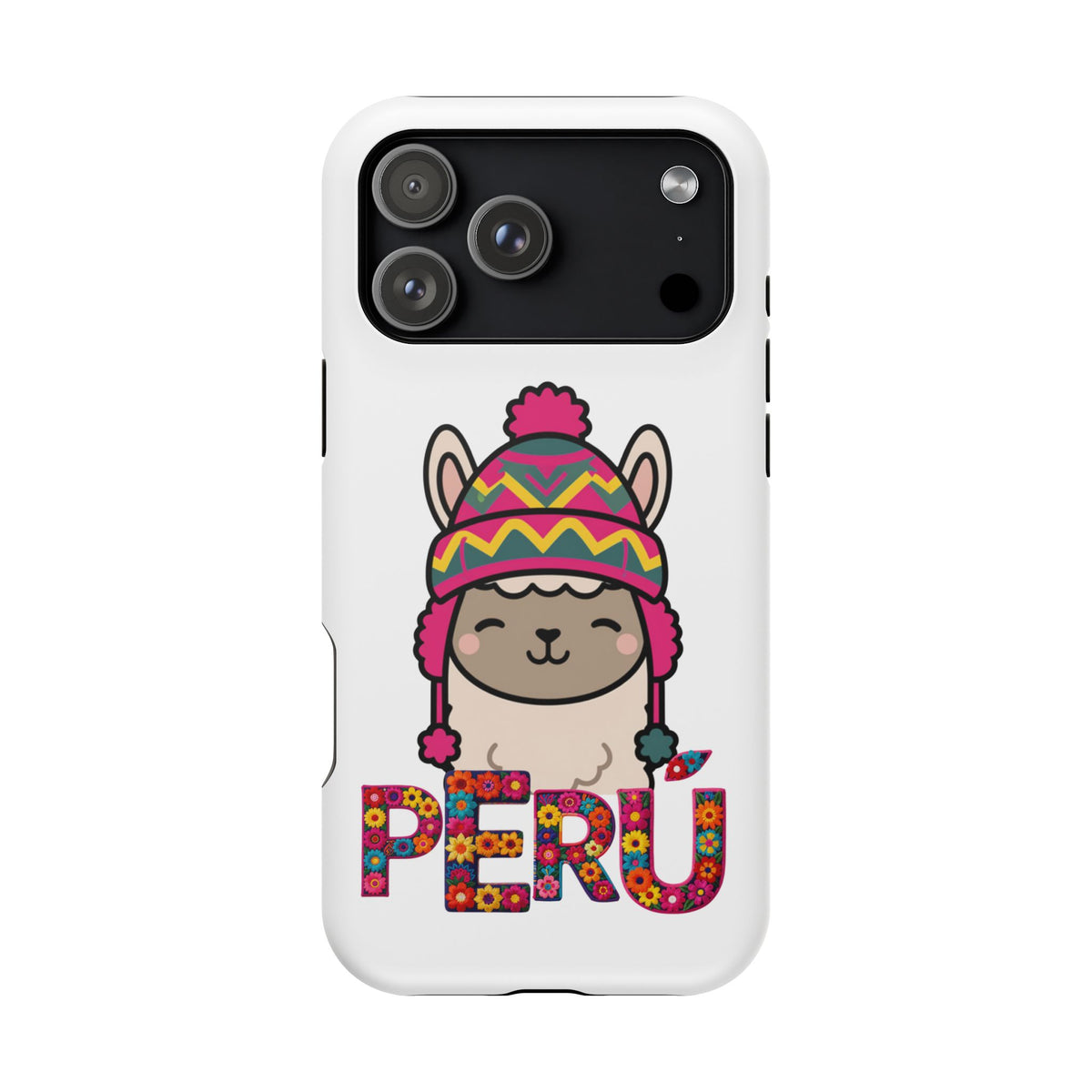 Best Peru Phone Case – Cute Llama with Chullo | Peruvian Gift
