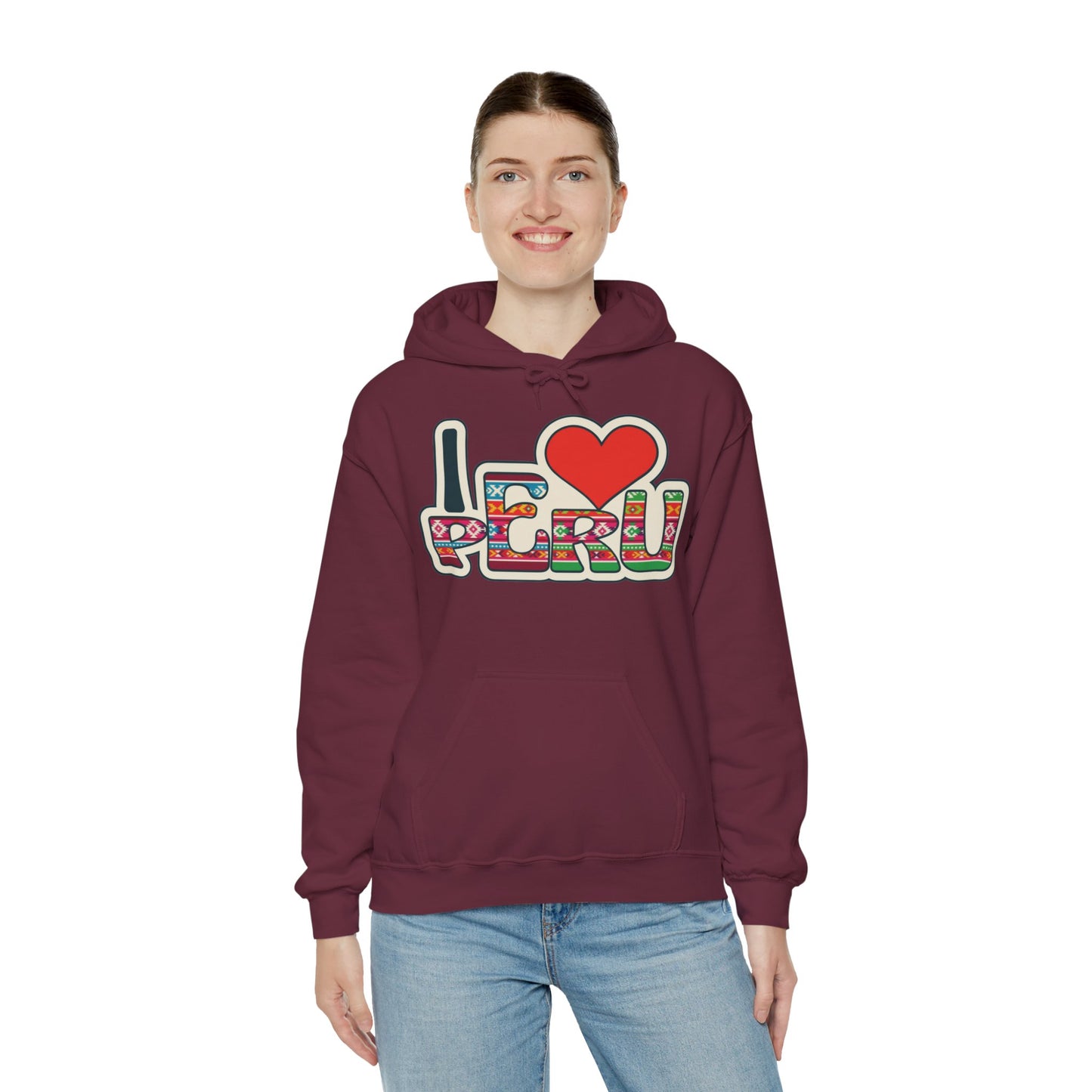 Best I Love Peru Unisex Hoodie - Peruvian Pride