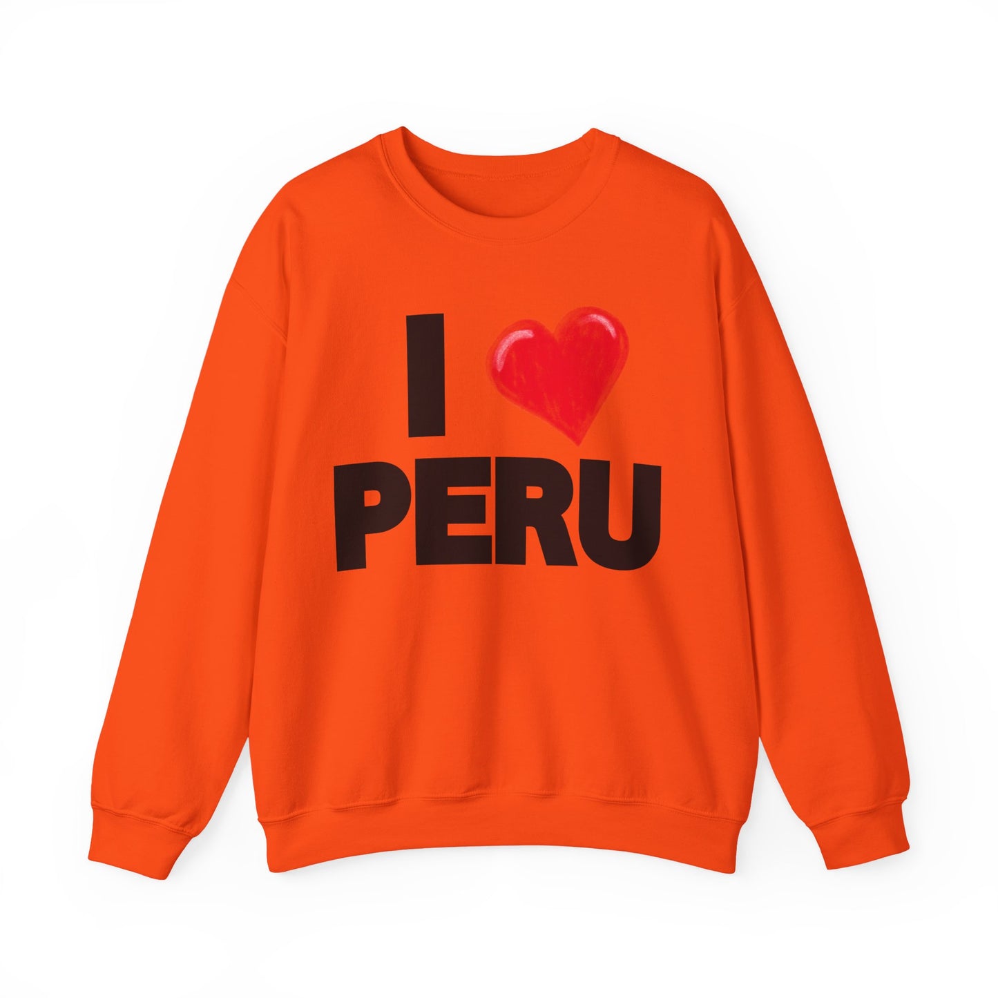 Best Peruvian Unisex Sweatshirt "I Love Peru"