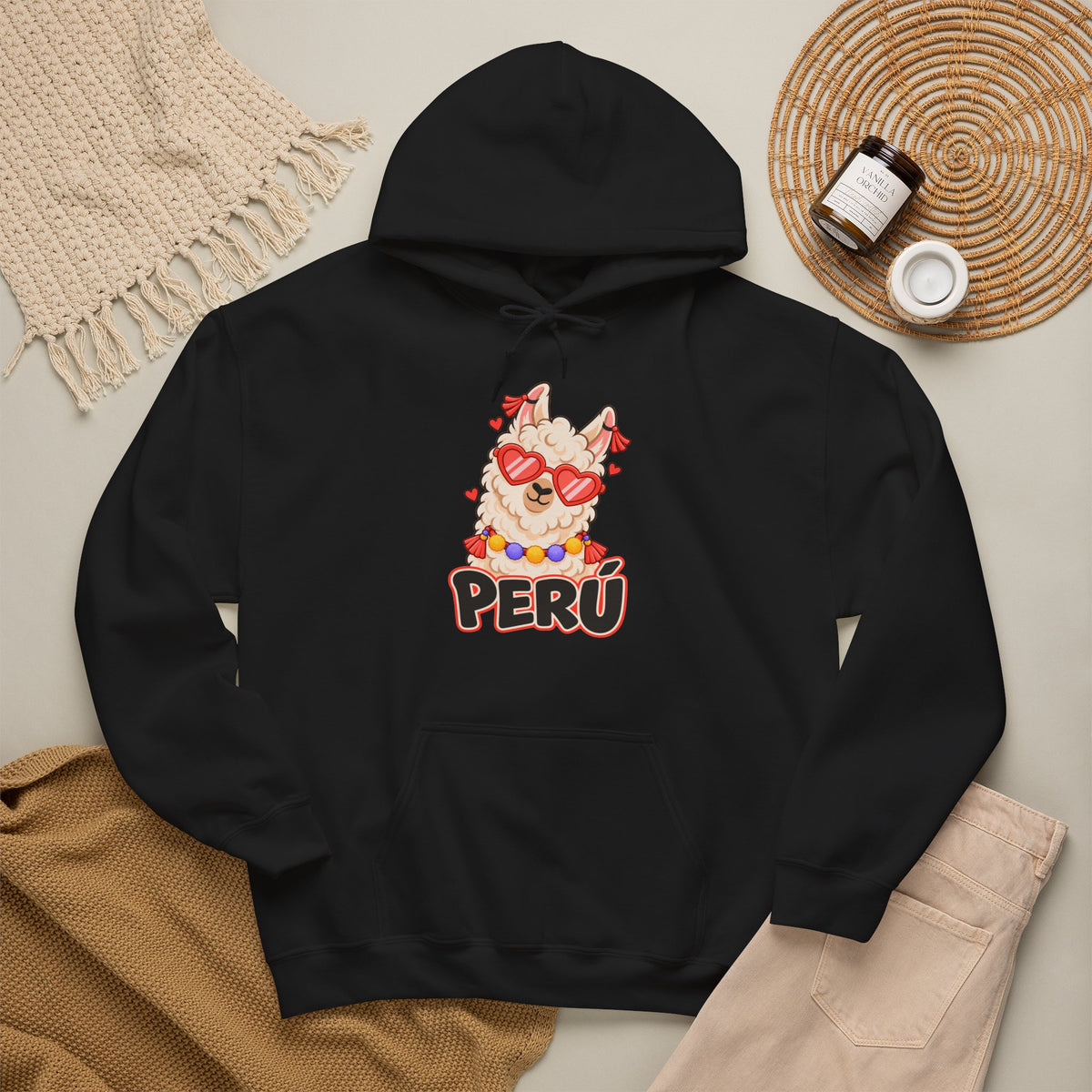 Best Cool Llama Peru Hoodie - Heart Sunglasses Llama Gift