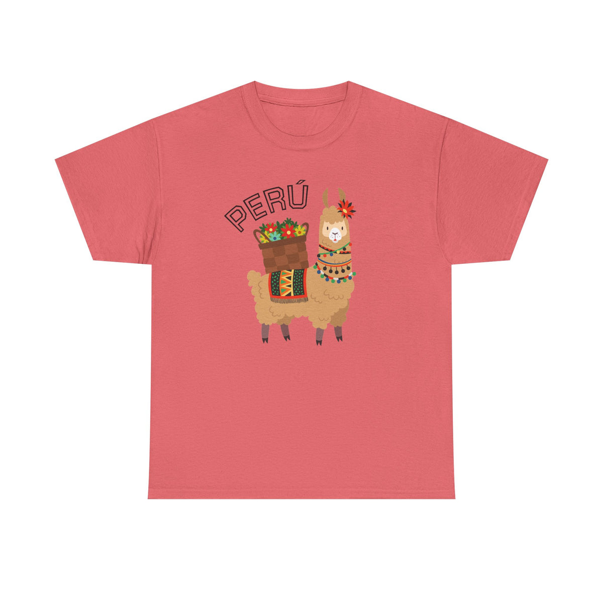 Best Peru Llama T-Shirt USA Unisex Andean Llama Pride Tee