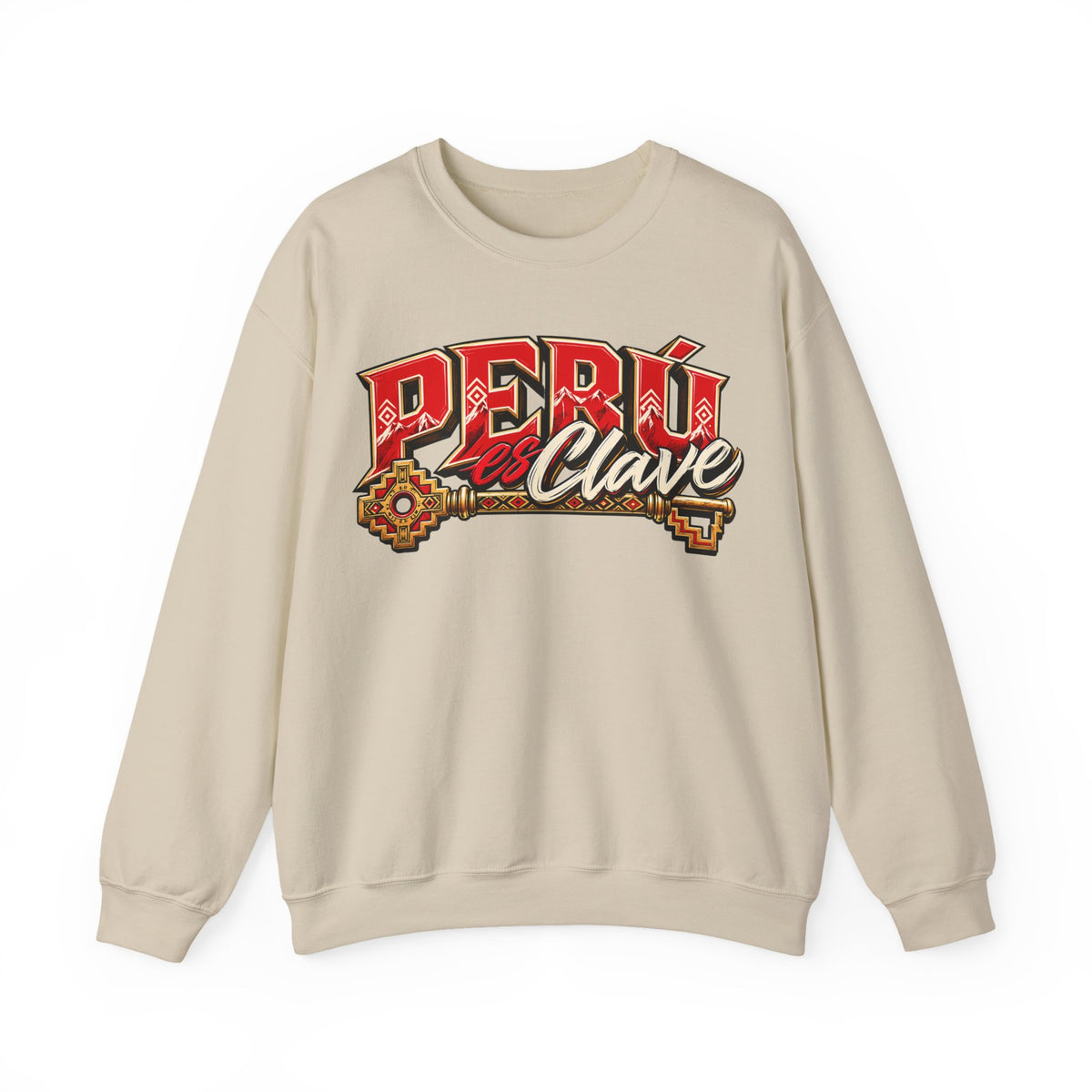 Best Perú es Clave Sweatshirt - Gold Key & Andes Crewneck