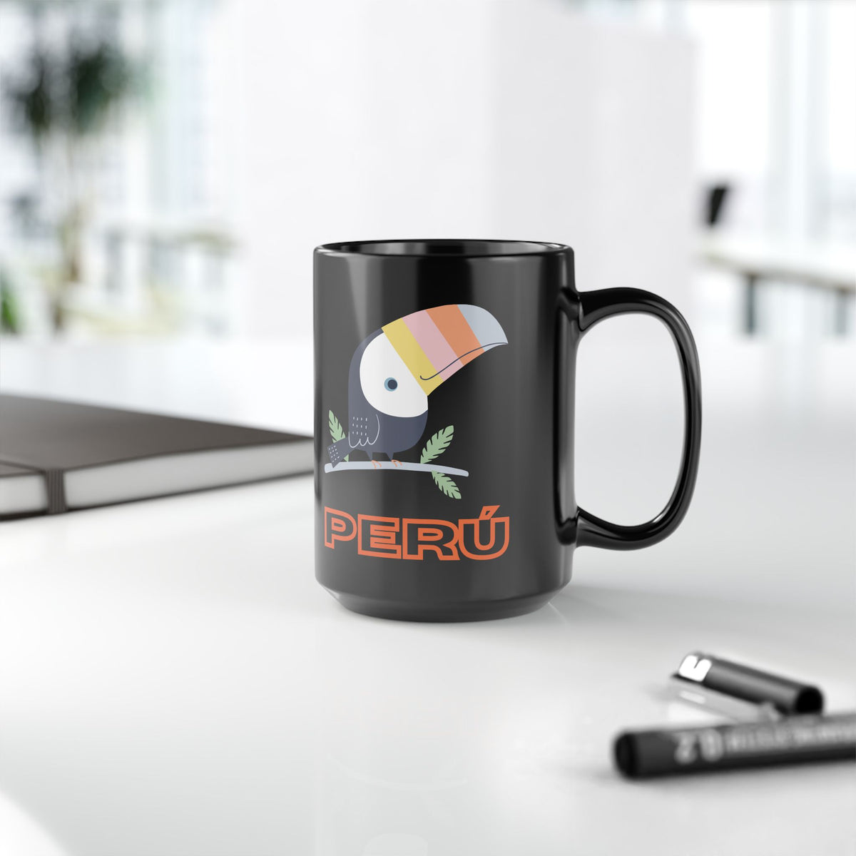 Best Peruvian Black Coffee Mug "Peru Toucan"