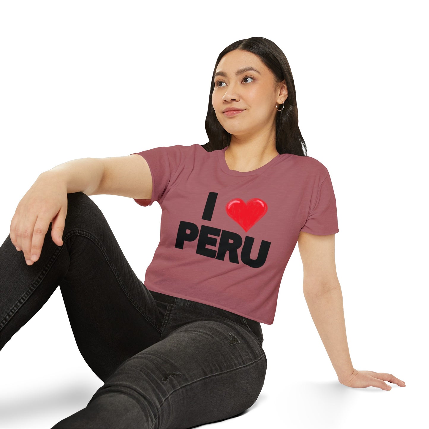 Peruvian Crop Top "Love Peru"