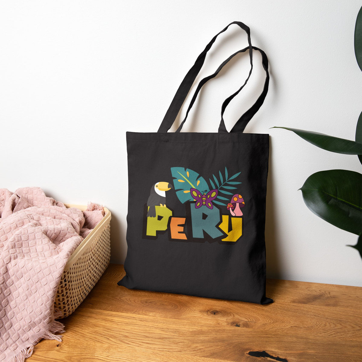 Best Peru Jungle Canvas Tote Bag - Peruvian