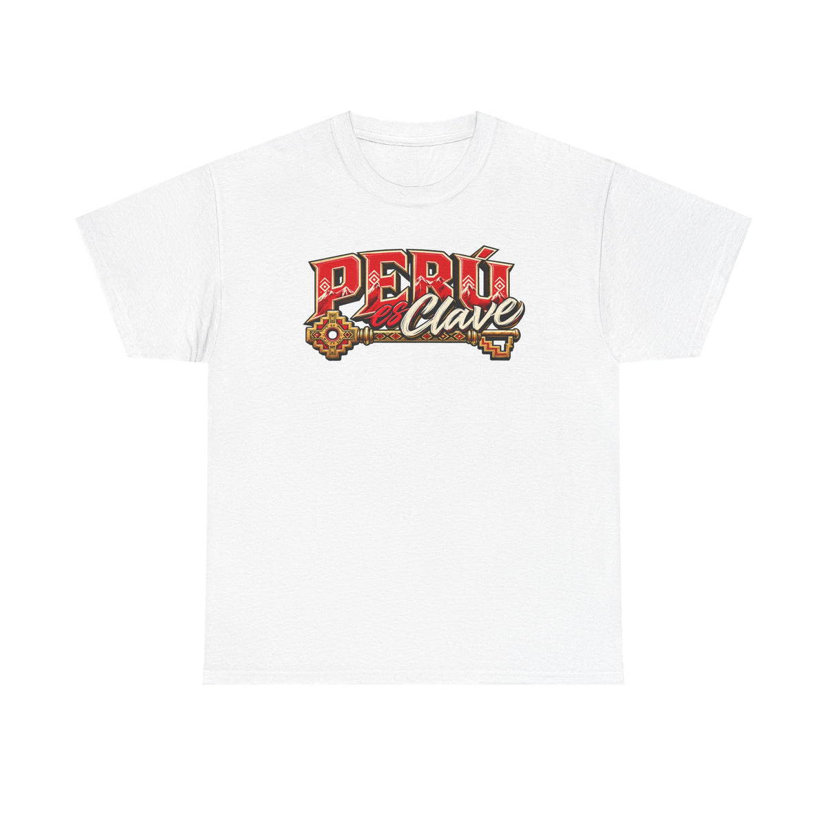 Best Perú es Clave T-Shirt - Gold Key & Andes Peruvian Tee