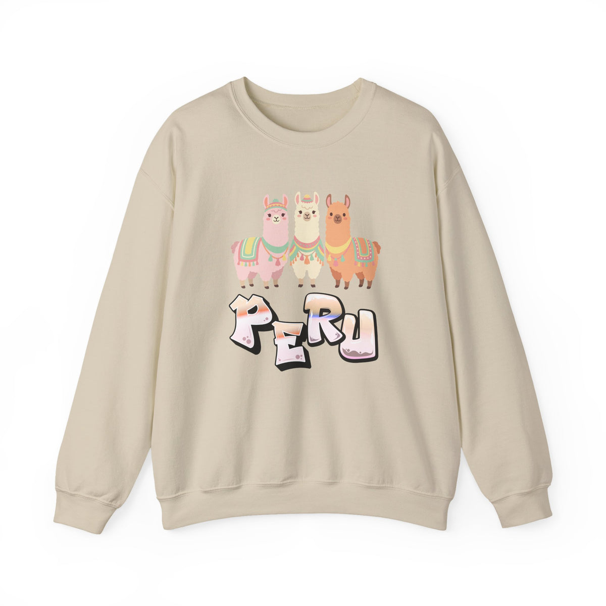 Best Peru Three Llamas Sweatshirt - Peruvian Crewneck
