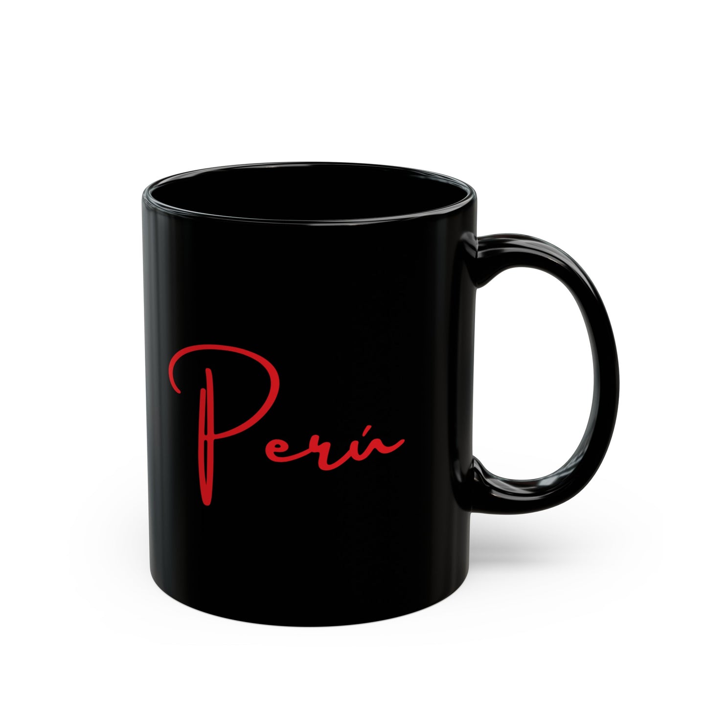 Best Peruvian Coffee Black Mug (11oz, 15oz) "Peru"