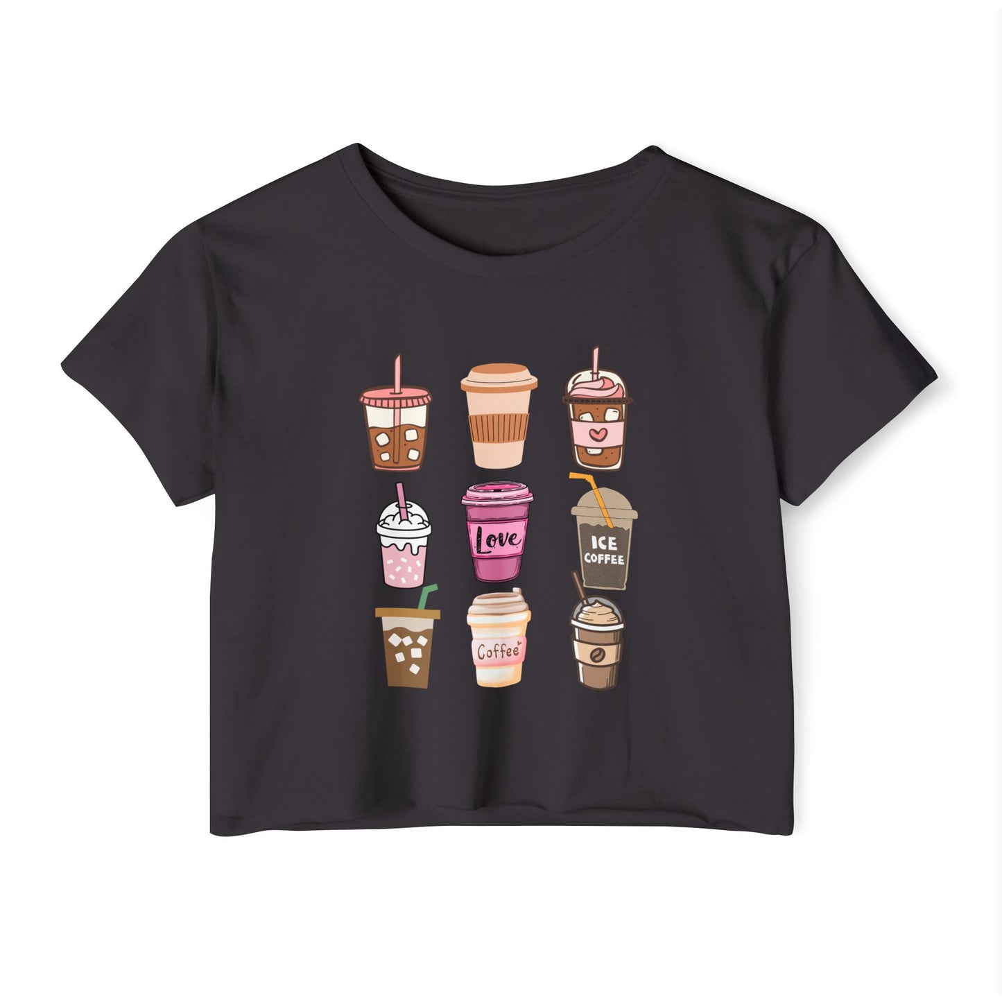 Best Coffee Cropped T-Shirt "Coffee Mugs That's Serving Up Success"