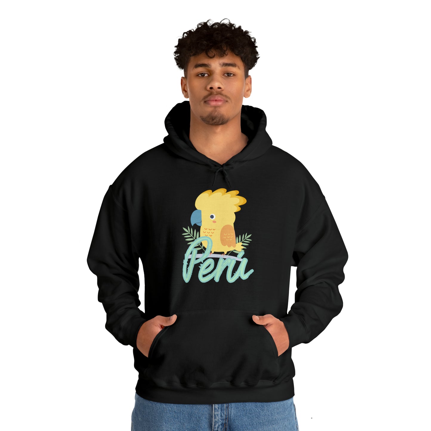 Peruvian Unisex Hoodie 'Gallito de las Rocas'