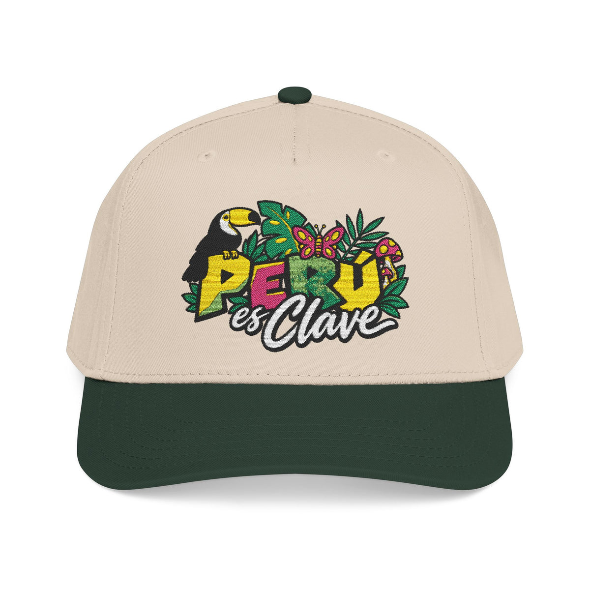 Best Perú es Clave Hat - Embroidered Amazon Toucan Cap