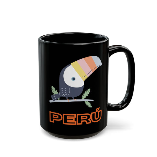Best Peruvian Black Coffee Mug "Peru Toucan"