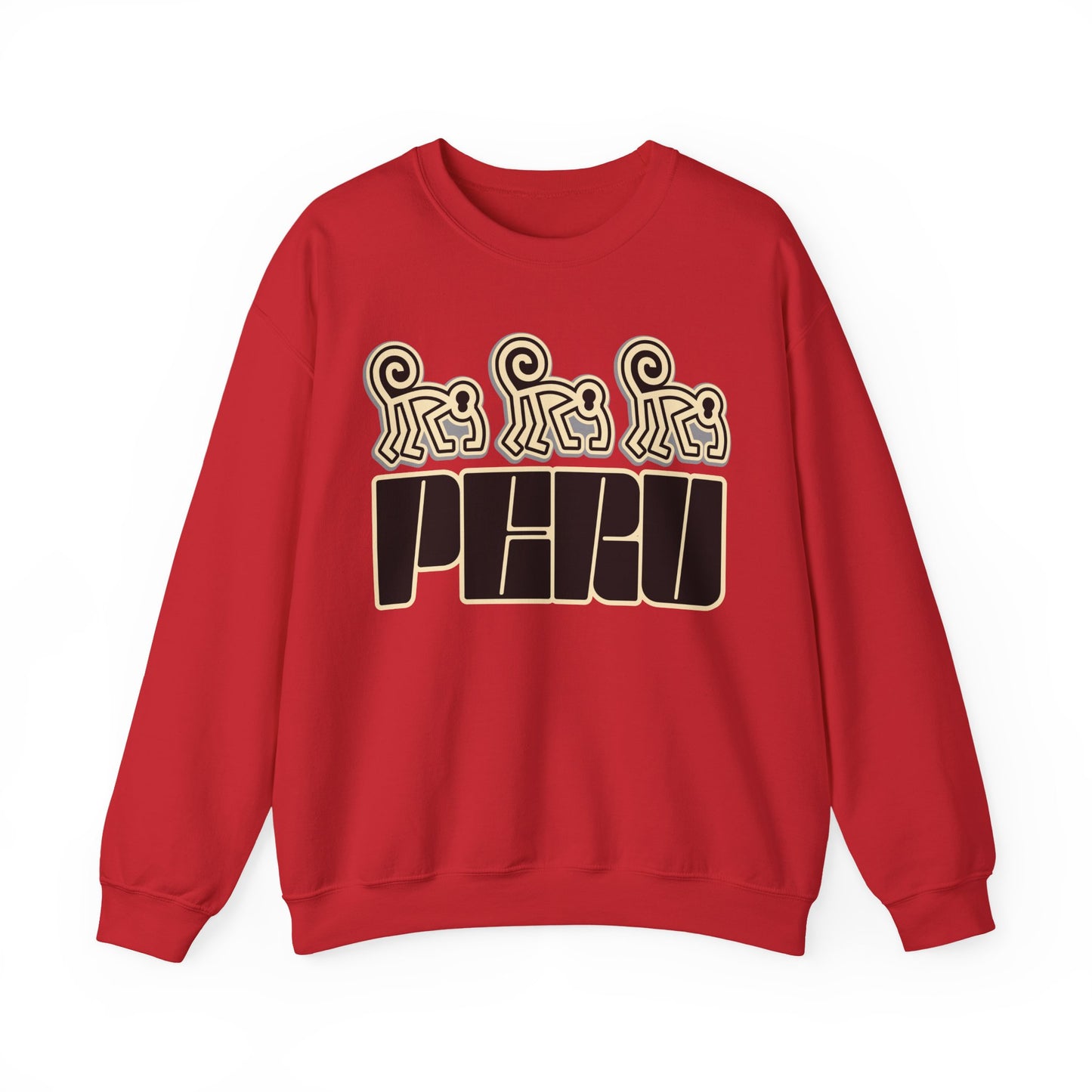 Best Peru Nazca Monkey Sweatshirt - Peruvian Crewneck