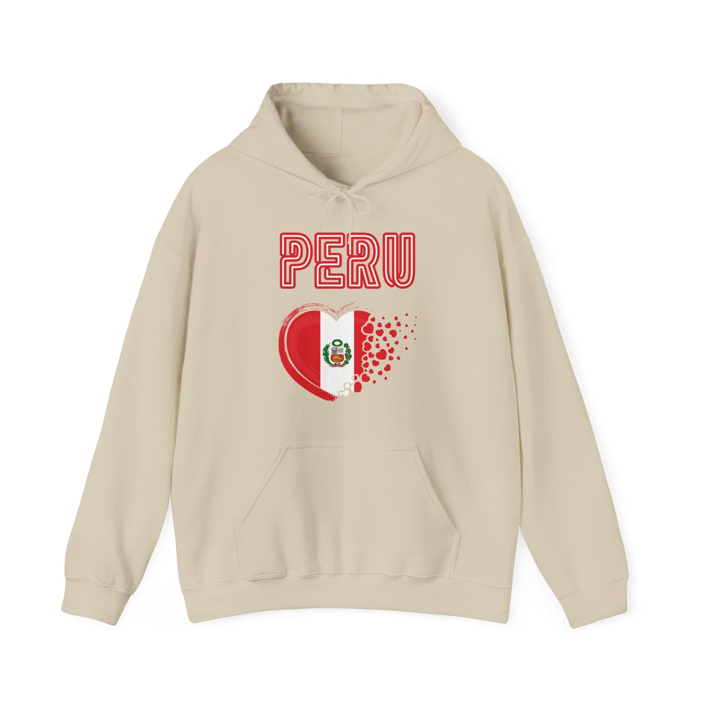 Best Peru Heart Flag Hoodie - Peruvian Pullover