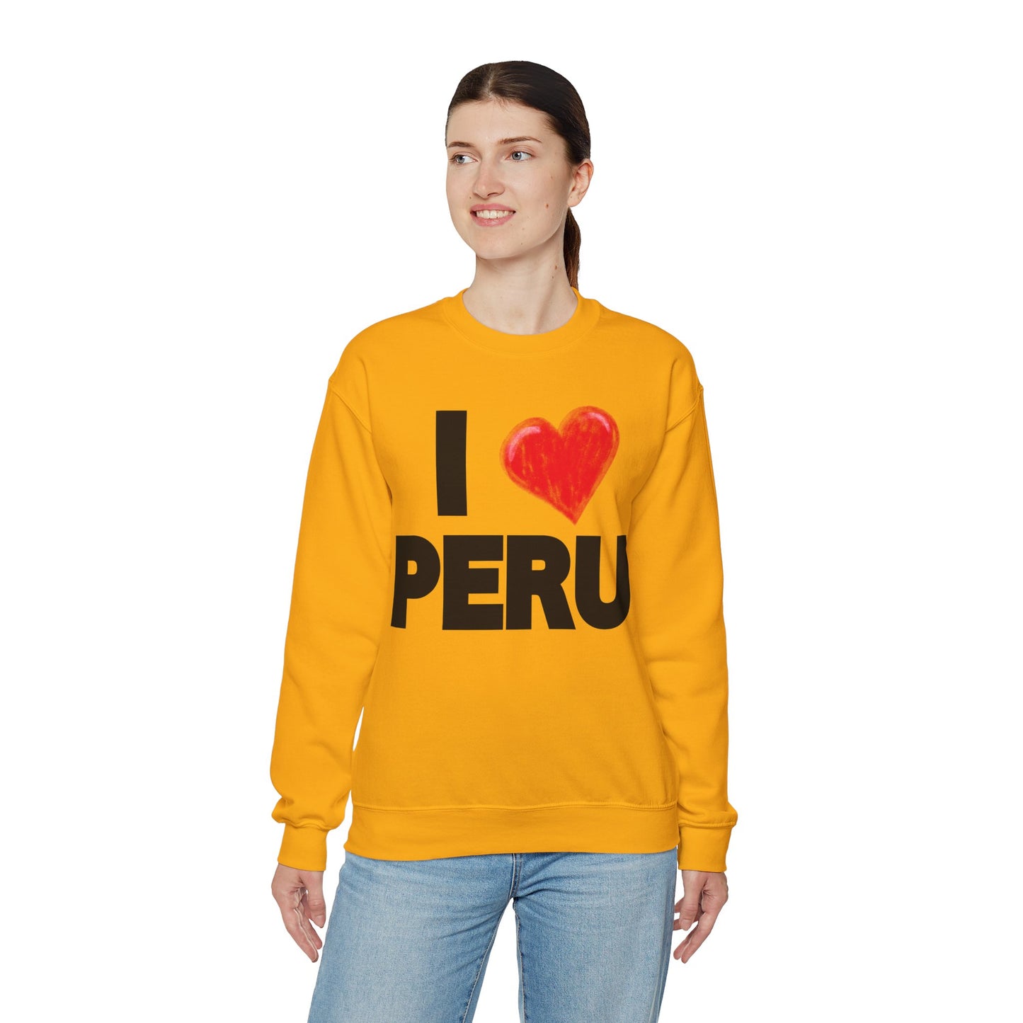 Best Unisex Sweatshirt Peruvian Inspired "I Love Peru"