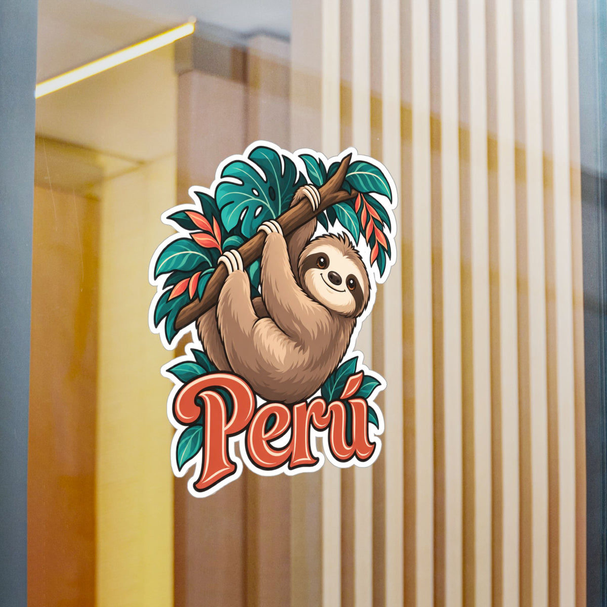 Best Peru Sloth Sticker - Cute Amazon Perezoso Vinyl Decal