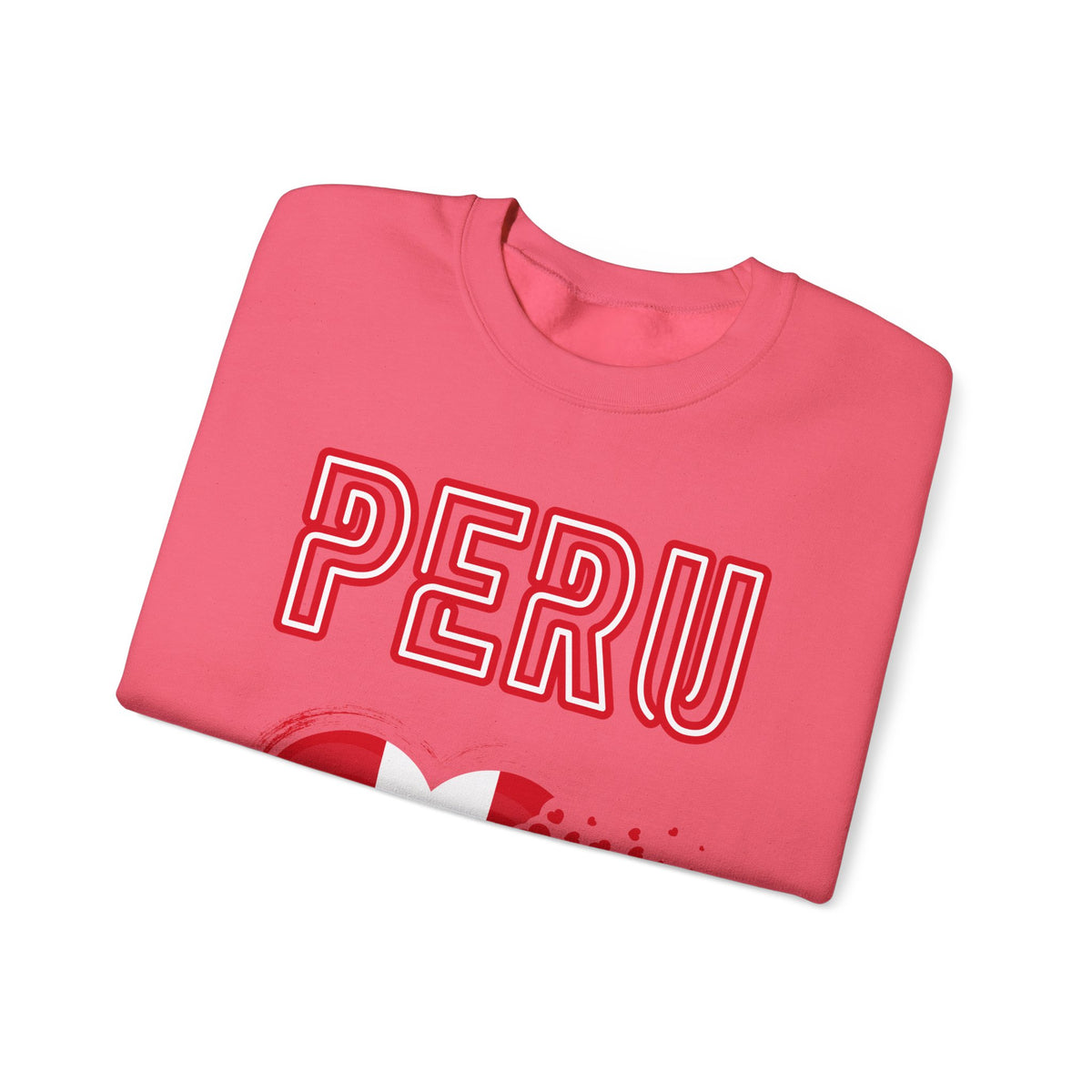 Best Peru Heart Flag Sweatshirt - Crewneck
