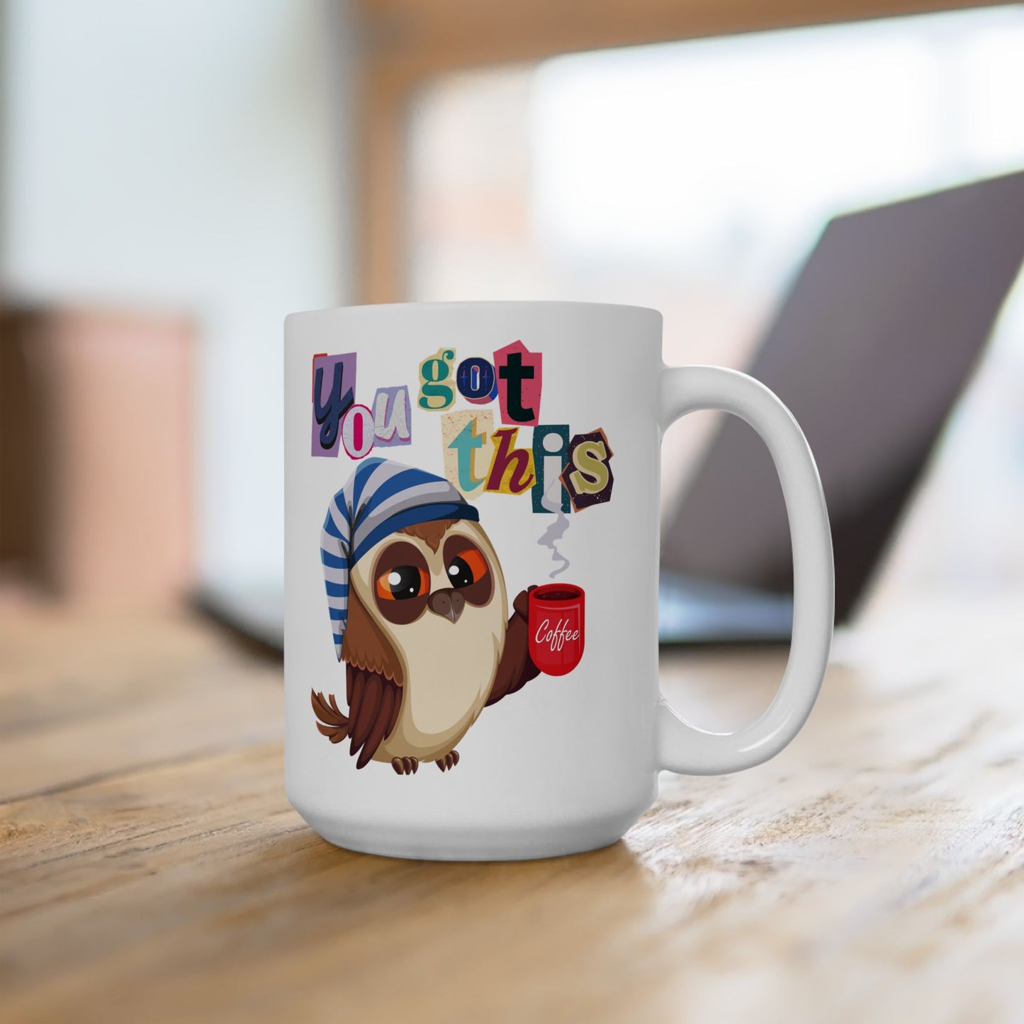 Best White Coffee Mug with Sleepy Owl's Coffee Quest: Daybreak Dreamer