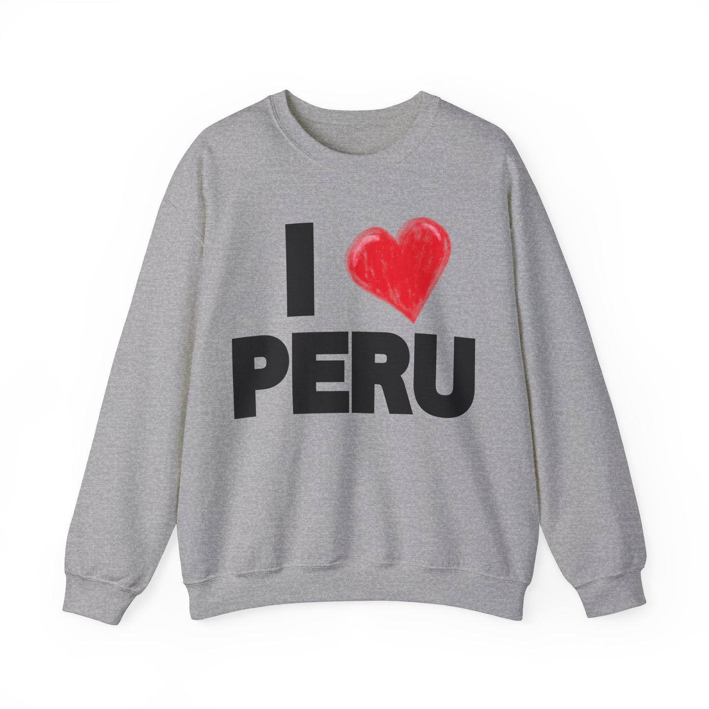 Best Unisex Sweatshirt Peruvian Inspired "I Love Peru"