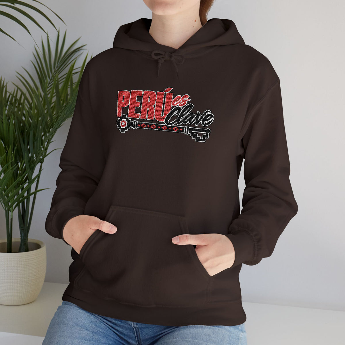 Best Peru Es Clave Embroidered Hoodie USA