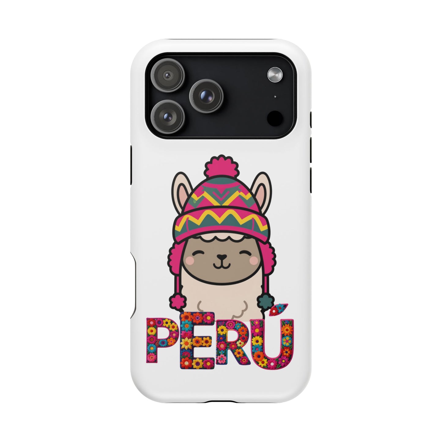 Best Peru Phone Case – Cute Llama with Chullo | Peruvian Gift