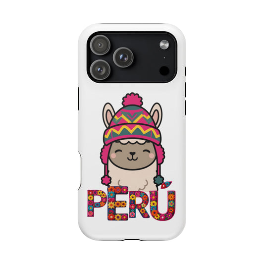 Best Peru Phone Case – Cute Llama with Chullo | Peruvian Gift