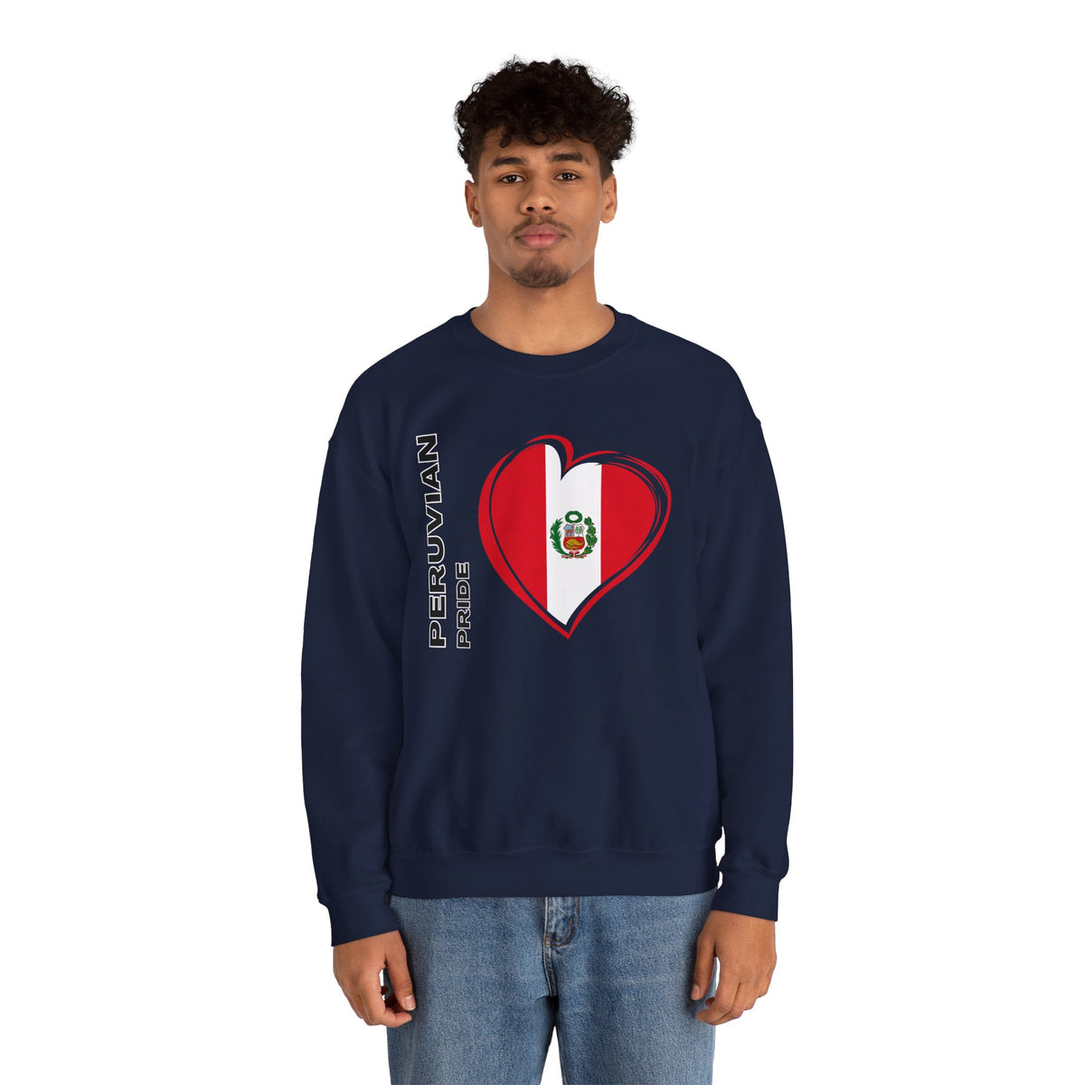 Copy of Best I Love Peru Sweatshirt - Andean Textile Crewneck Gift
