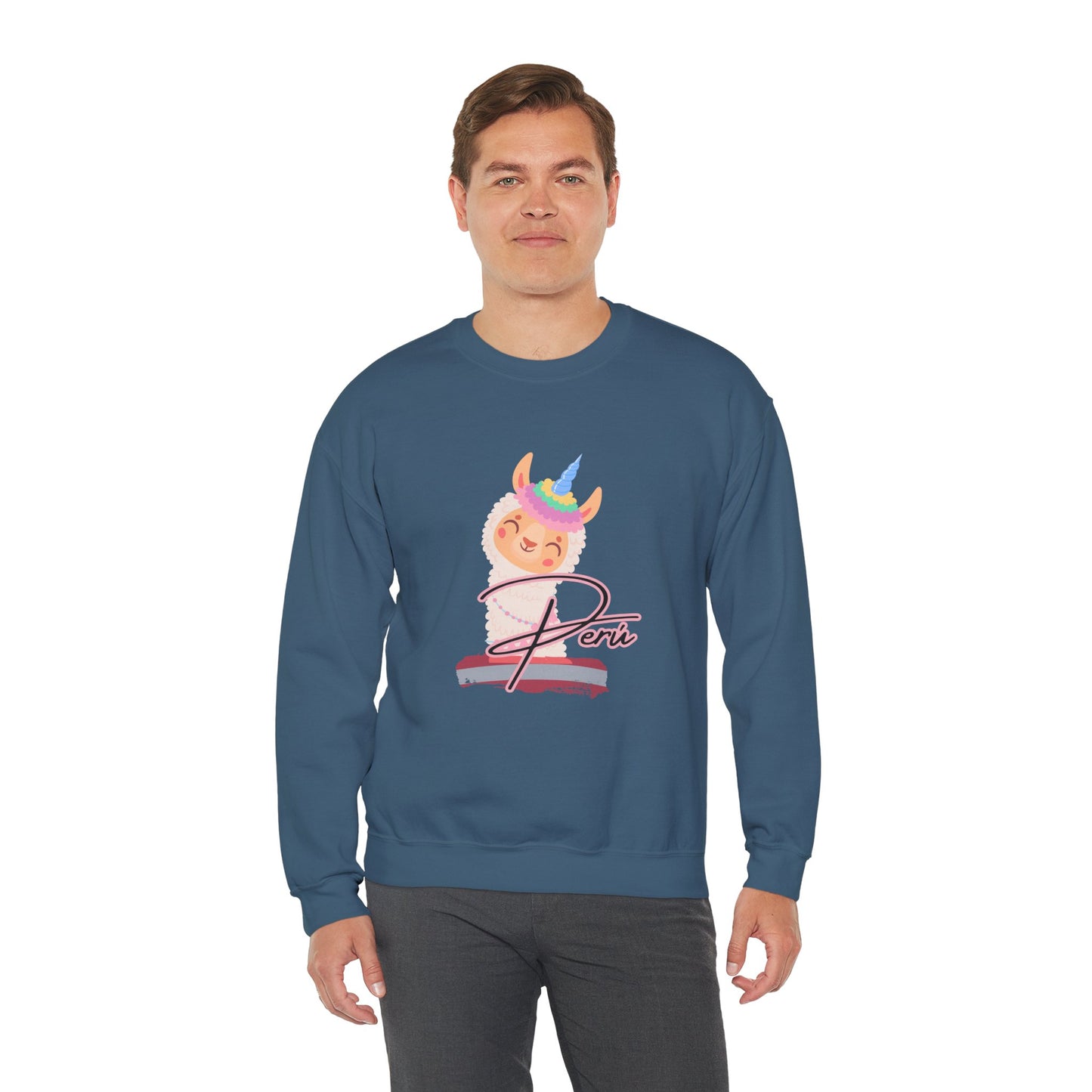 Best Peruvian Unisex Sweatshirt "Llama Unicorn"