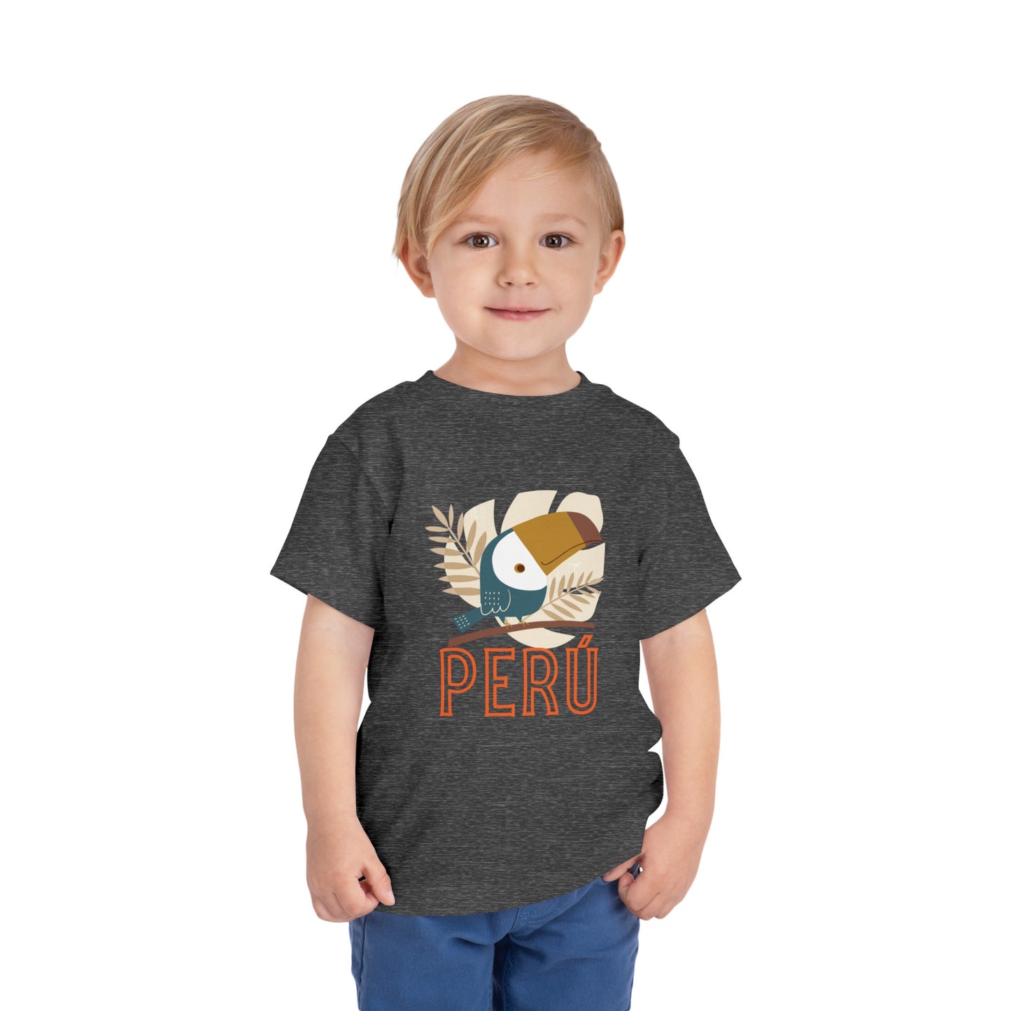 Best PeruvianToddler Short Sleeve Tee "Peru Toucan"